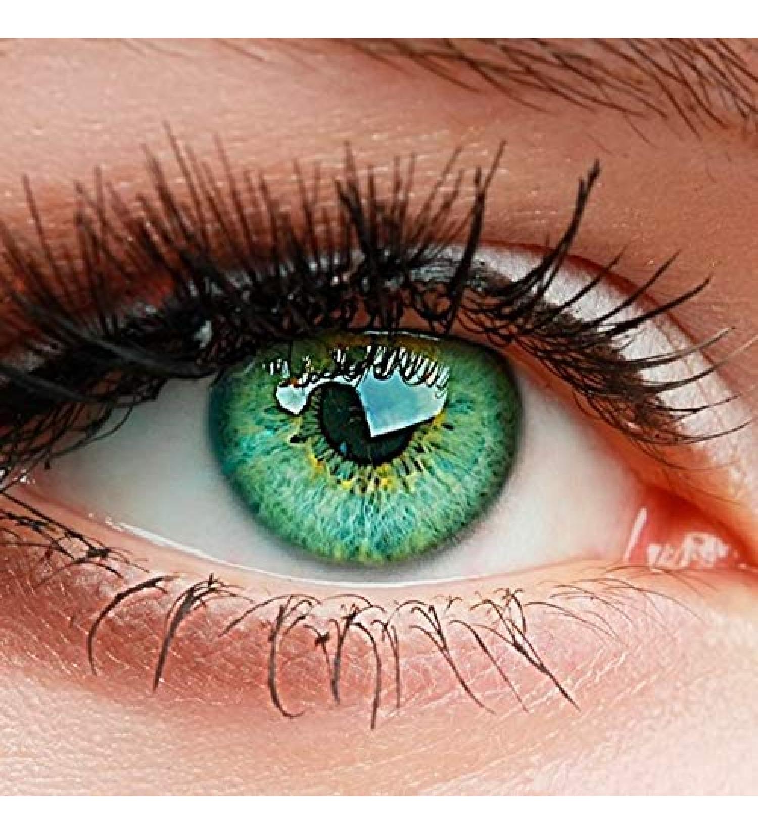 Elfenwald colored contact lenses without strength product series "Intense" a few soft colored lenses without a storage tank natural look topas
