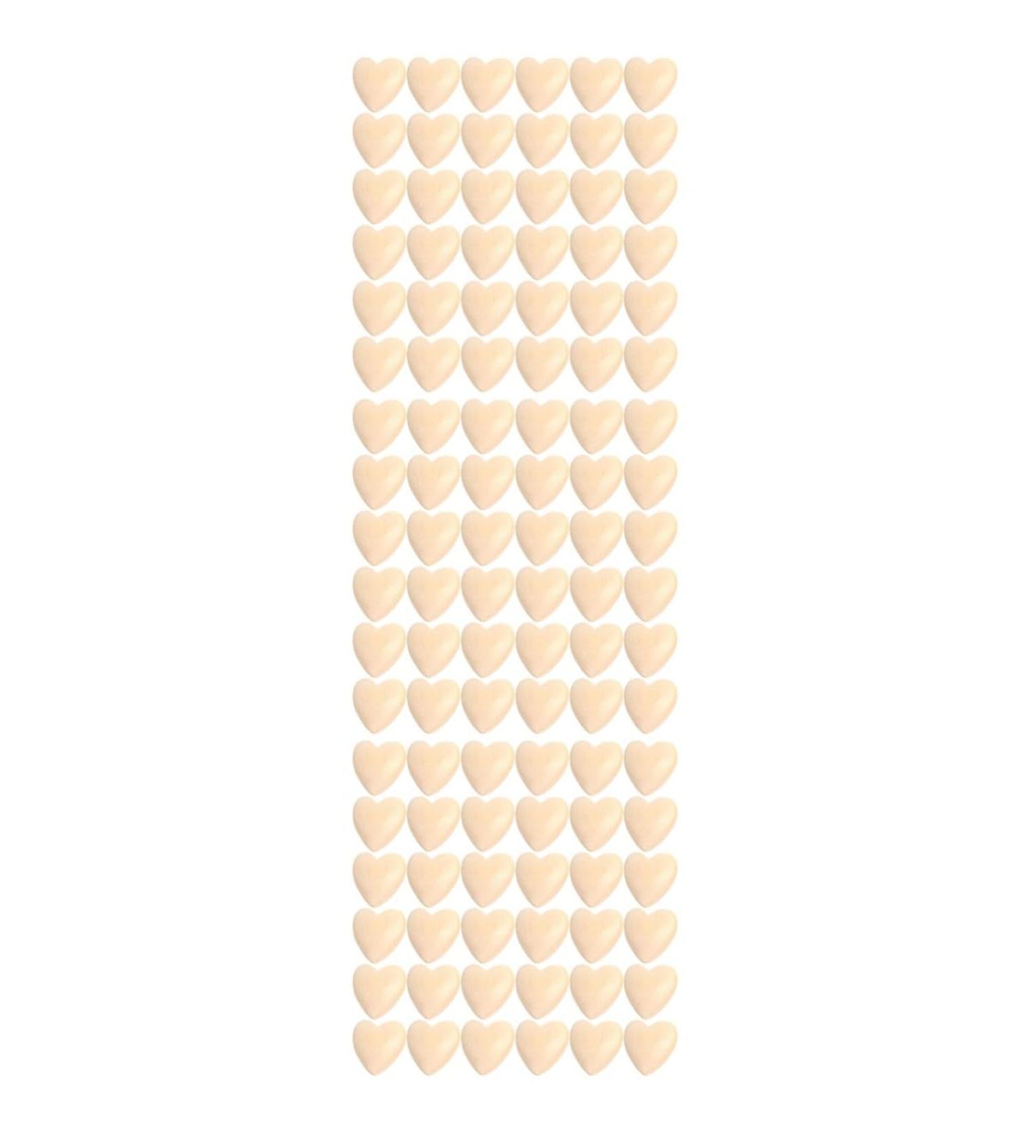 Shop Toyvian Peach Wooden Heart Beads for DIY Jewelry & Tinkering - Perfect for Valentine's Day & Weddings - Buy Online on GoSupps.com