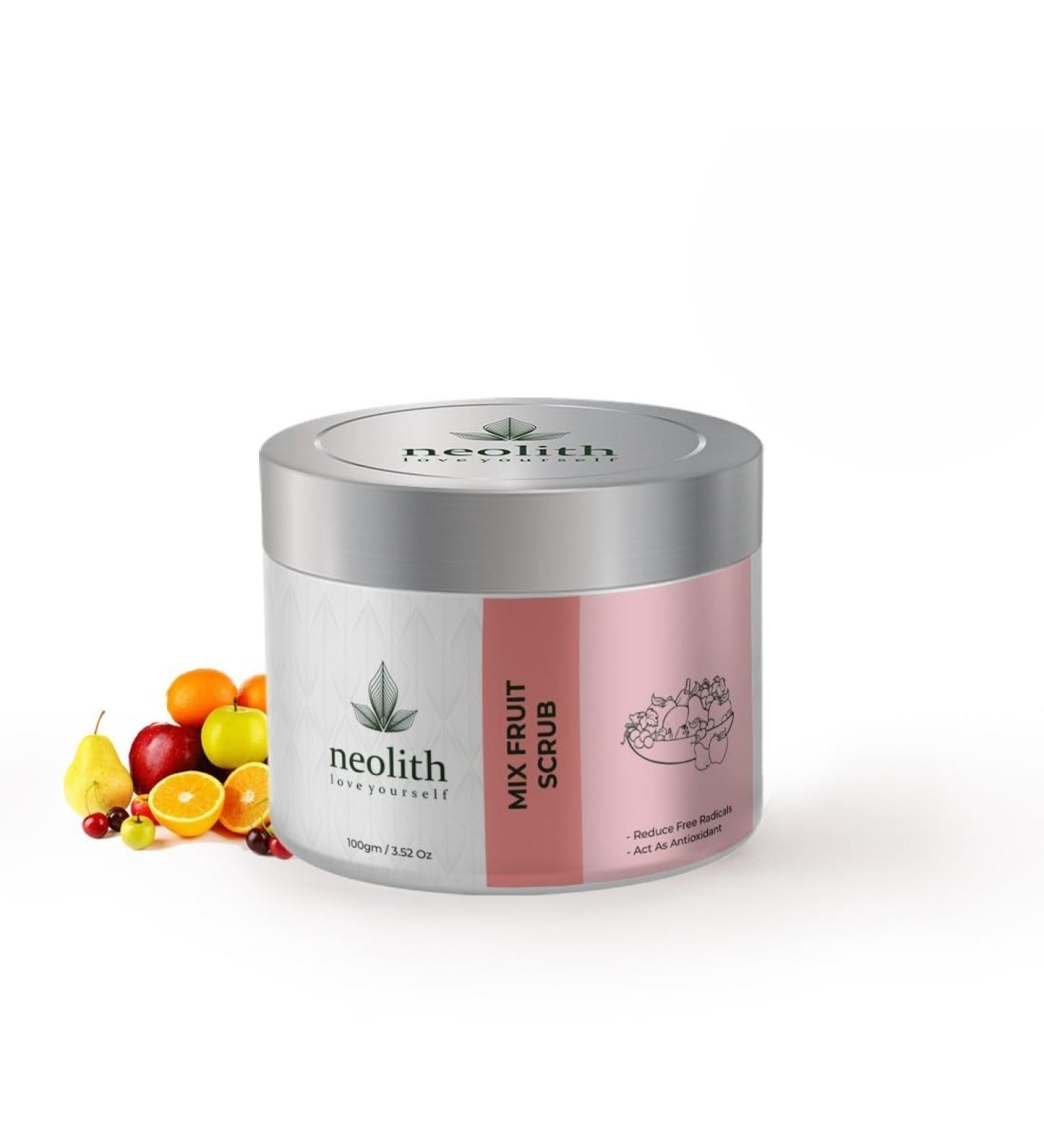 Mix Fruit Scrub || Paraben Silicon & Sulphate Free 100Gm - Buy Online on GoSupps.com