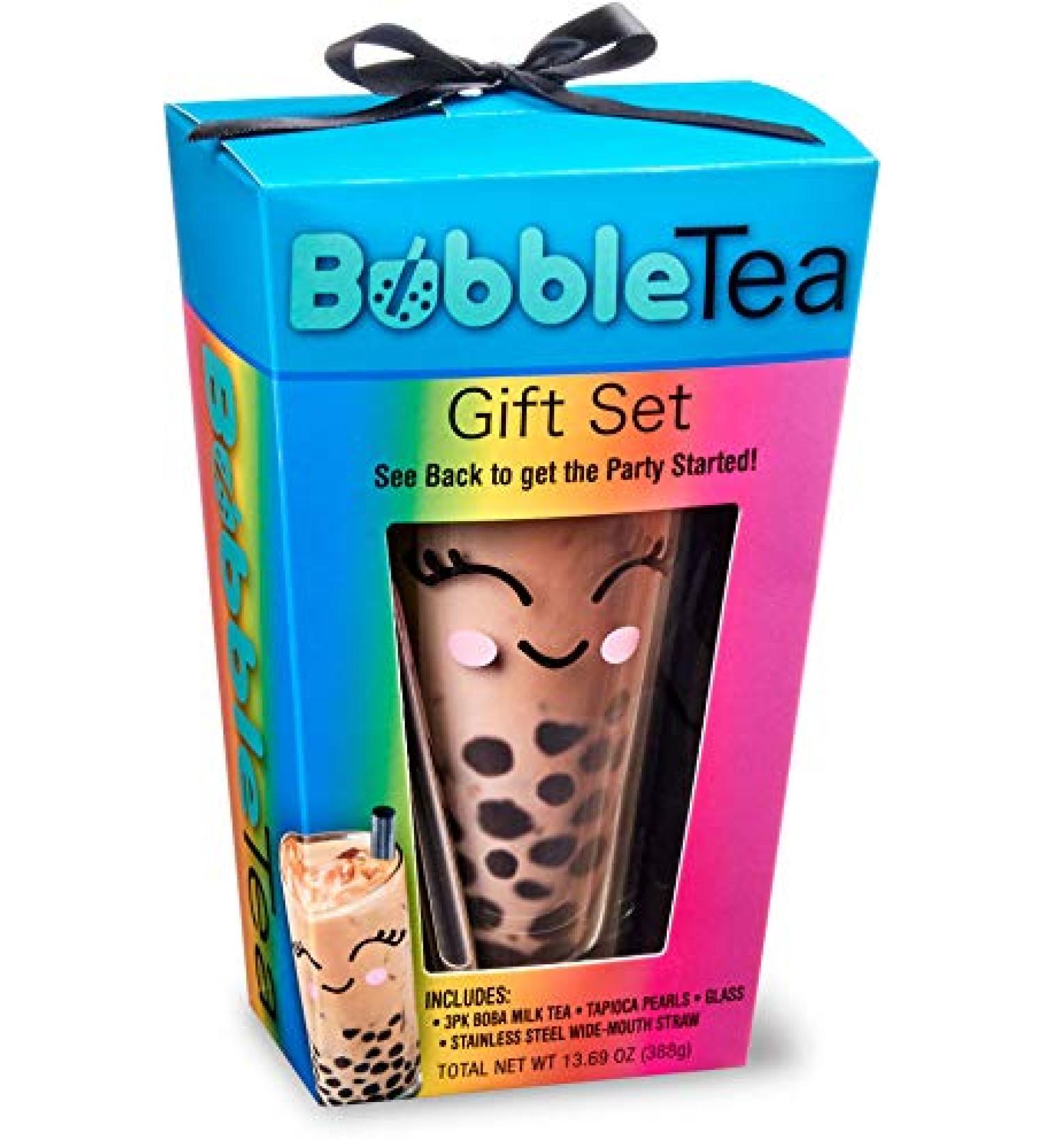 Bubble Tea Kit Gift Set, 6 Piece Set