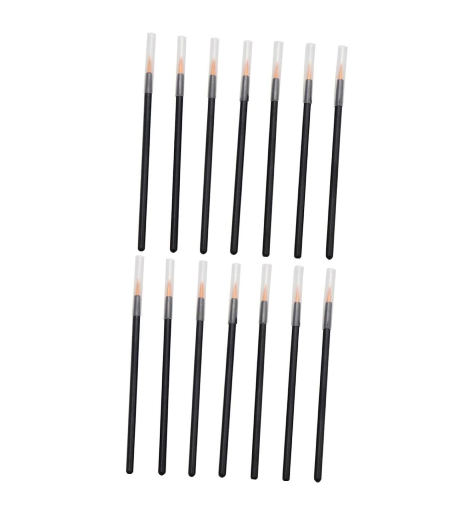 FOMIYES 100 Pcs Eyebrow Liner Brushes Liner Brush for Eyes Eyebrow Liner Small Eyeliner Brush 10x0.3cmx2pcs Blackx2pcs - Buy Online on GoSupps.com