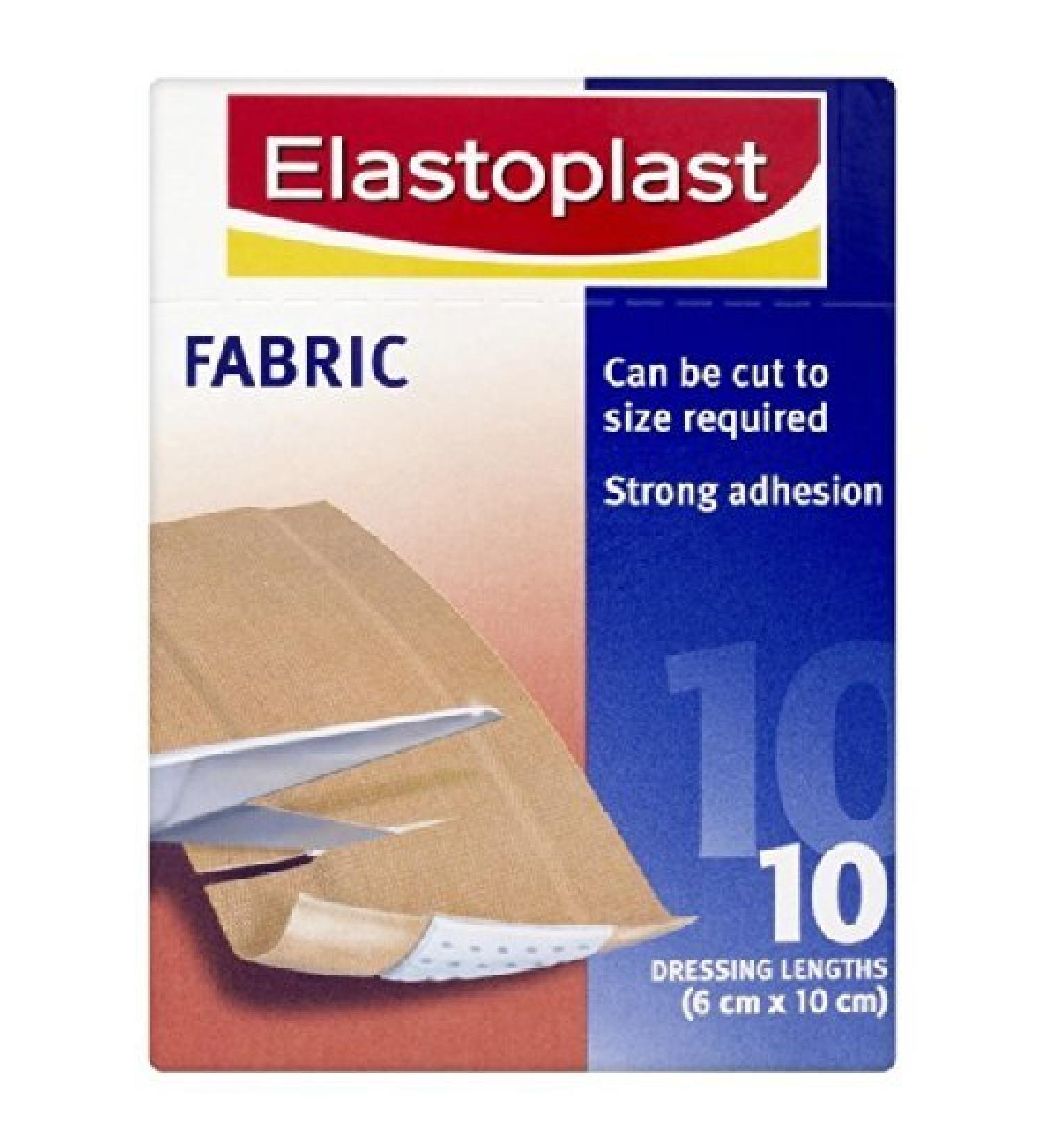 Elastoplast Fabric Dressing 10 per pack by Elastoplast 10 Count (Pack of 1)