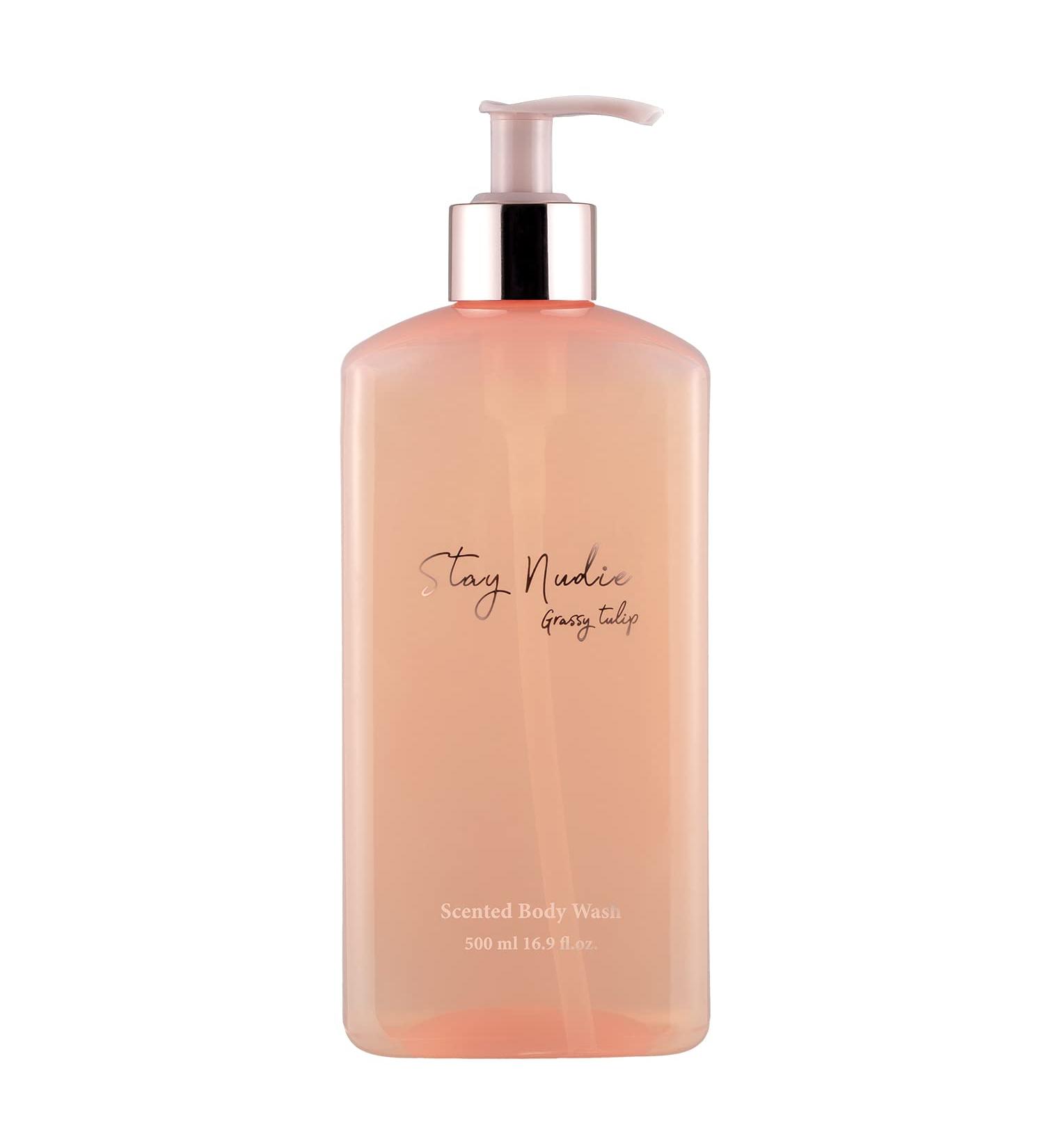 Stay Nudie Scented Body Wash (Grassy Tulip) - 16.9 Fl Oz | International Shipping Available - Buy Online on GoSupps.com