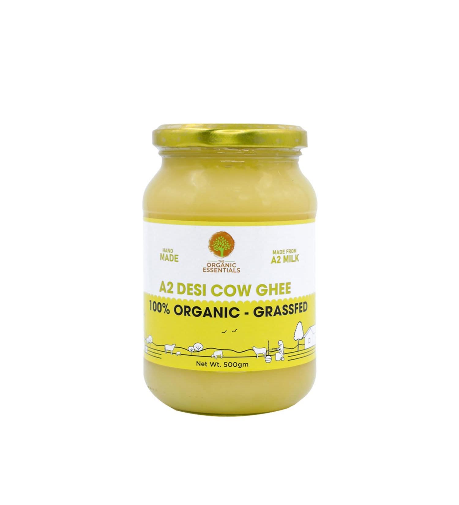Buy Organic Essentials Amorearth A2 Cultured Ghee 500ml - Premium Certified International Shipping Available - Buy Online on GoSupps.com