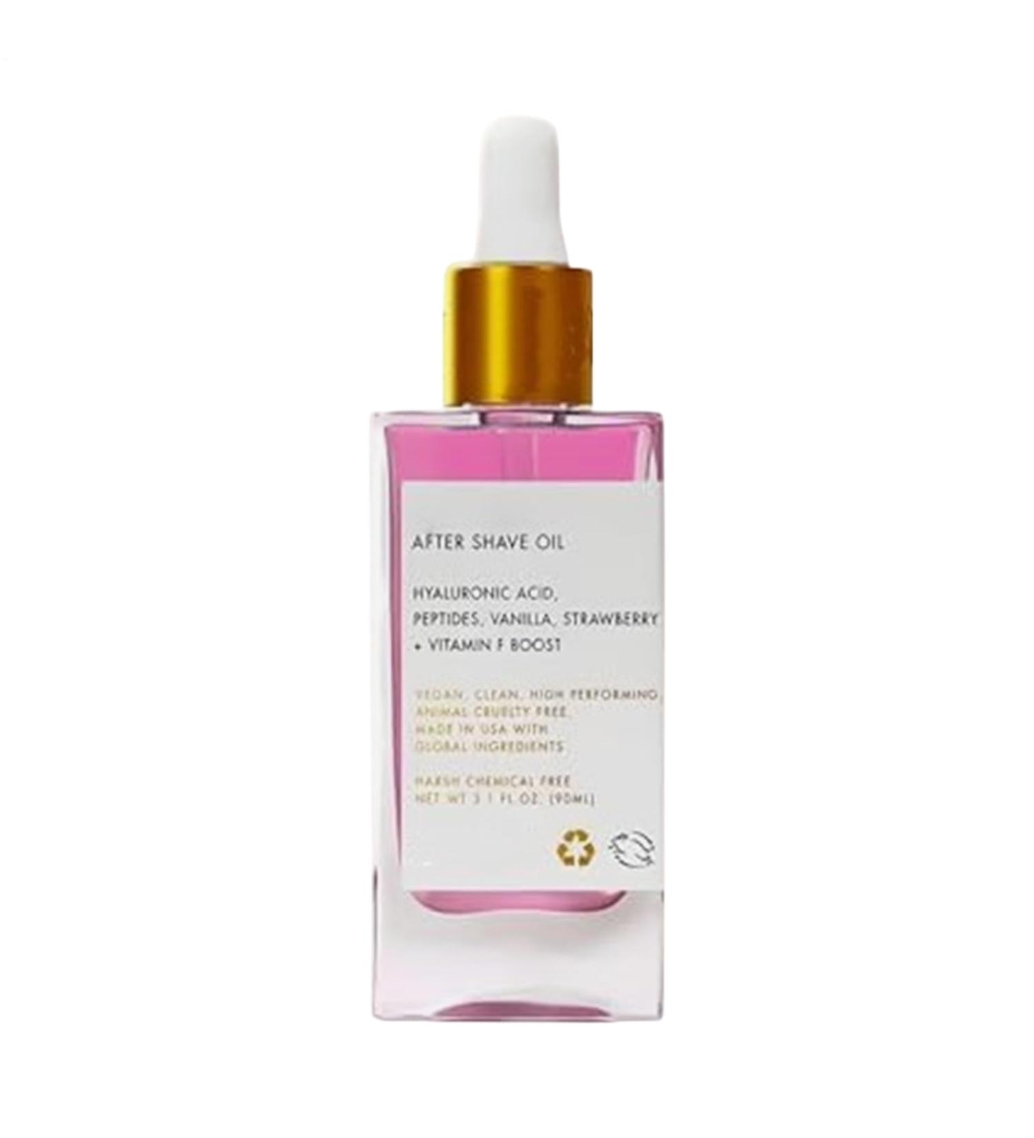  szaluyk Strawberry and Vanilla Shaving Oil - For Men and Women - 90ml - Moisturizing and soothing after shaving - Prevents ingrown hairs and improves skin elasticity - Contains hyaluronic acid - Buy Online on GoSupps.com