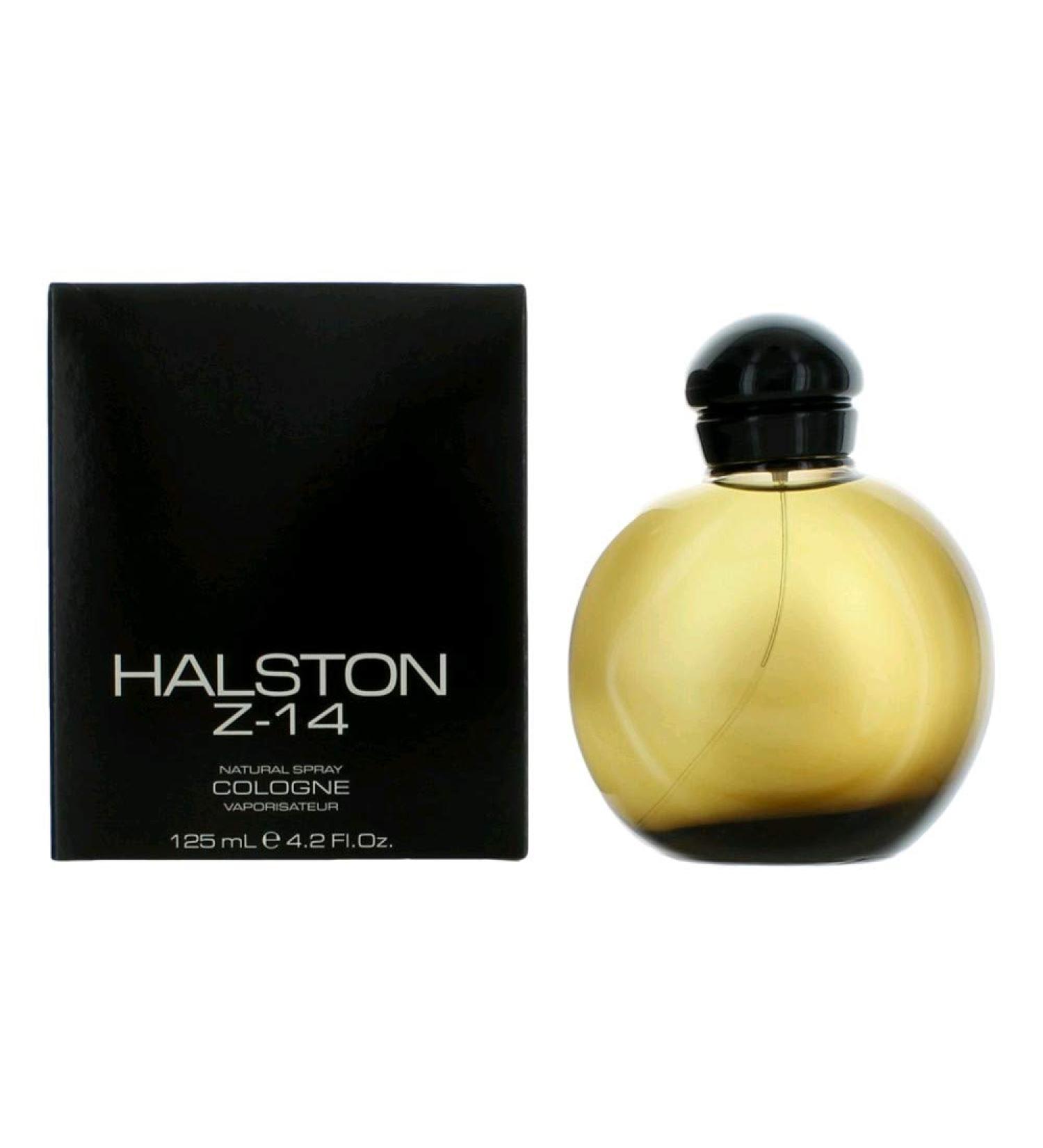 HALSTON Z-14 Cologne Spray 4.2 oz Men Aldehydes Green Notes Jasmine Rose Carnation Sandalwood Patchouli Vetiver Oakmoss Musk 4.2 Fl Oz (Pack of 1)