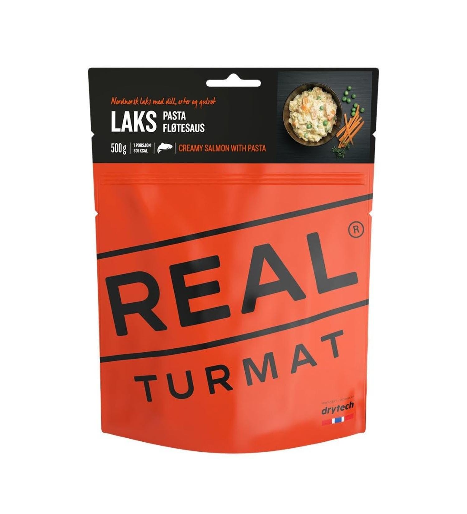 Genuine Turmat DryTech Outdoor Meal Creamy Salmon with Pasta - Buy Online on GoSupps.com