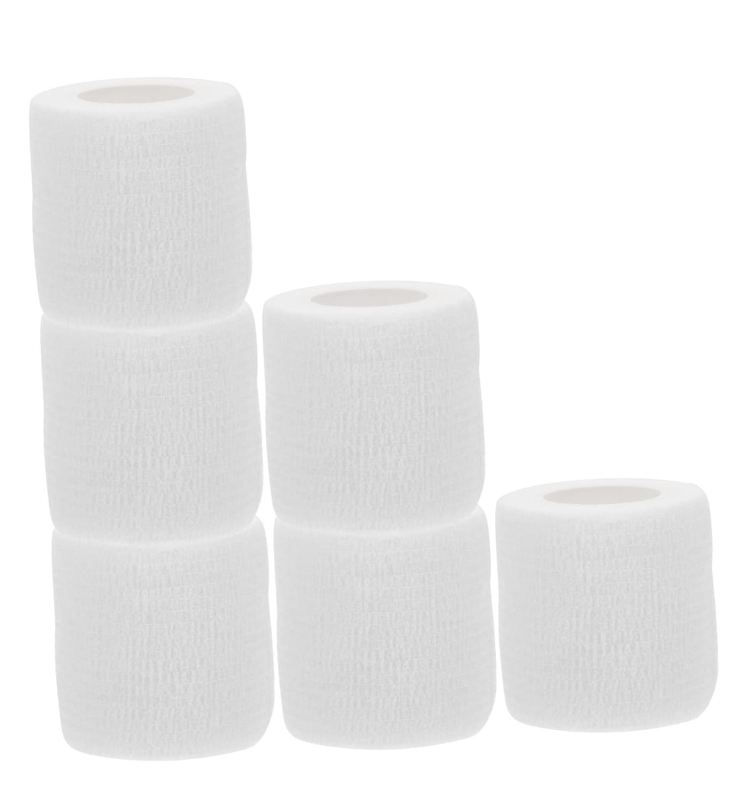 FRCOLOR 6pcs Elastic Finger Dog & Cat Self-Adhesive Multi-Function Pet Supplies - Portable White 450x5CM - Buy Online on GoSupps.com