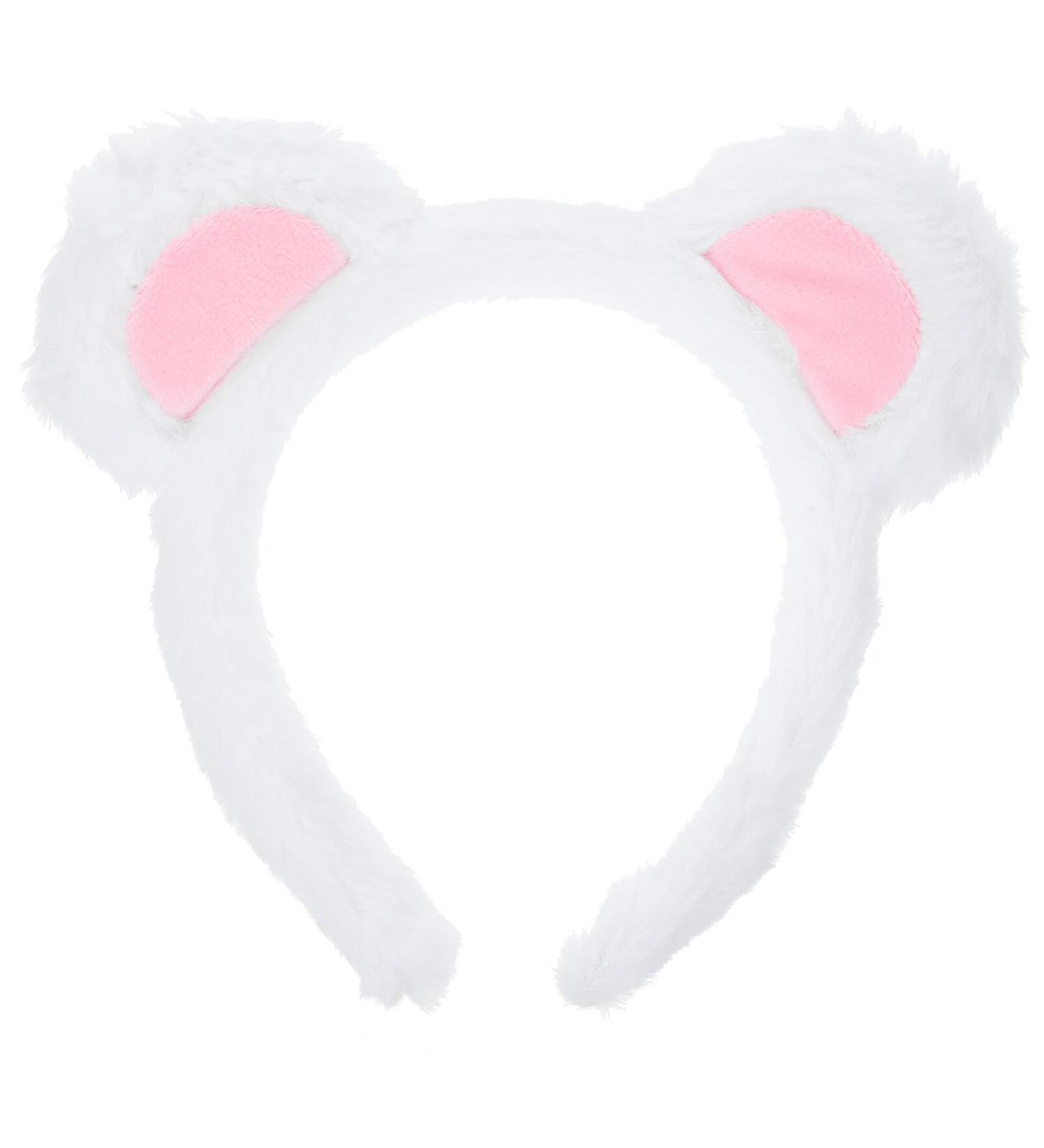 SOIMISS Bear Ear Bear Headbands Animal Ears Headband Cosplay Makeup Headband for Washing Face Cosplay White - Buy Online on GoSupps.com