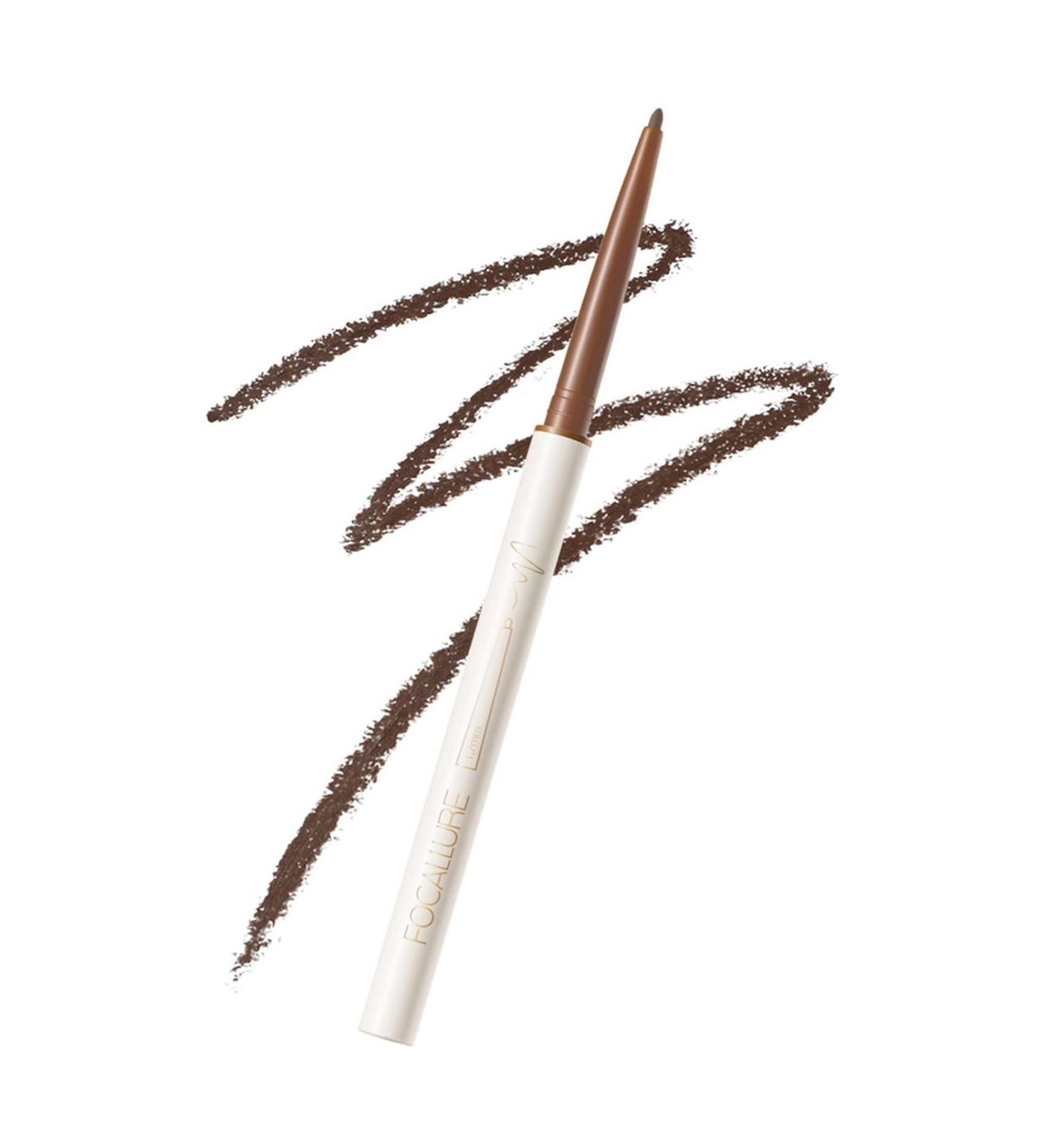 FOCALLURE Waterproof Ultra-Slim Eyeliner Gel Pencil - ConfidenceHalo Soft Long-Lasting Pigment F02 - Buy Online on GoSupps.com