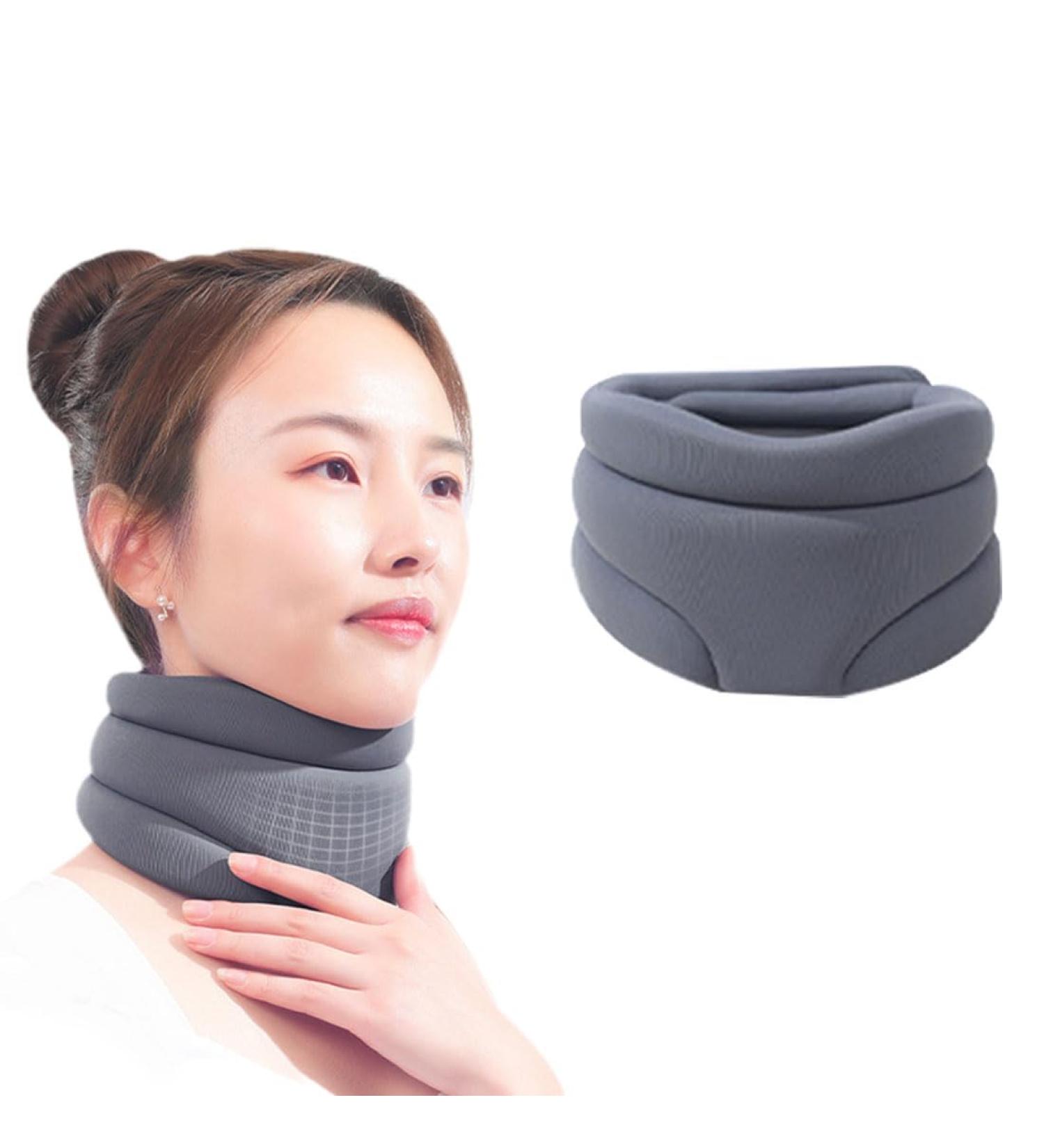 Cervicorrect Neck Brace Cervicorrect Neck Brace by Healthy Lab Co Neck Brace for Sleeping Cervical Neck Brace for Snoring Neck Braces for Neck Pain and Support (Gray) - Buy Online on GoSupps.com