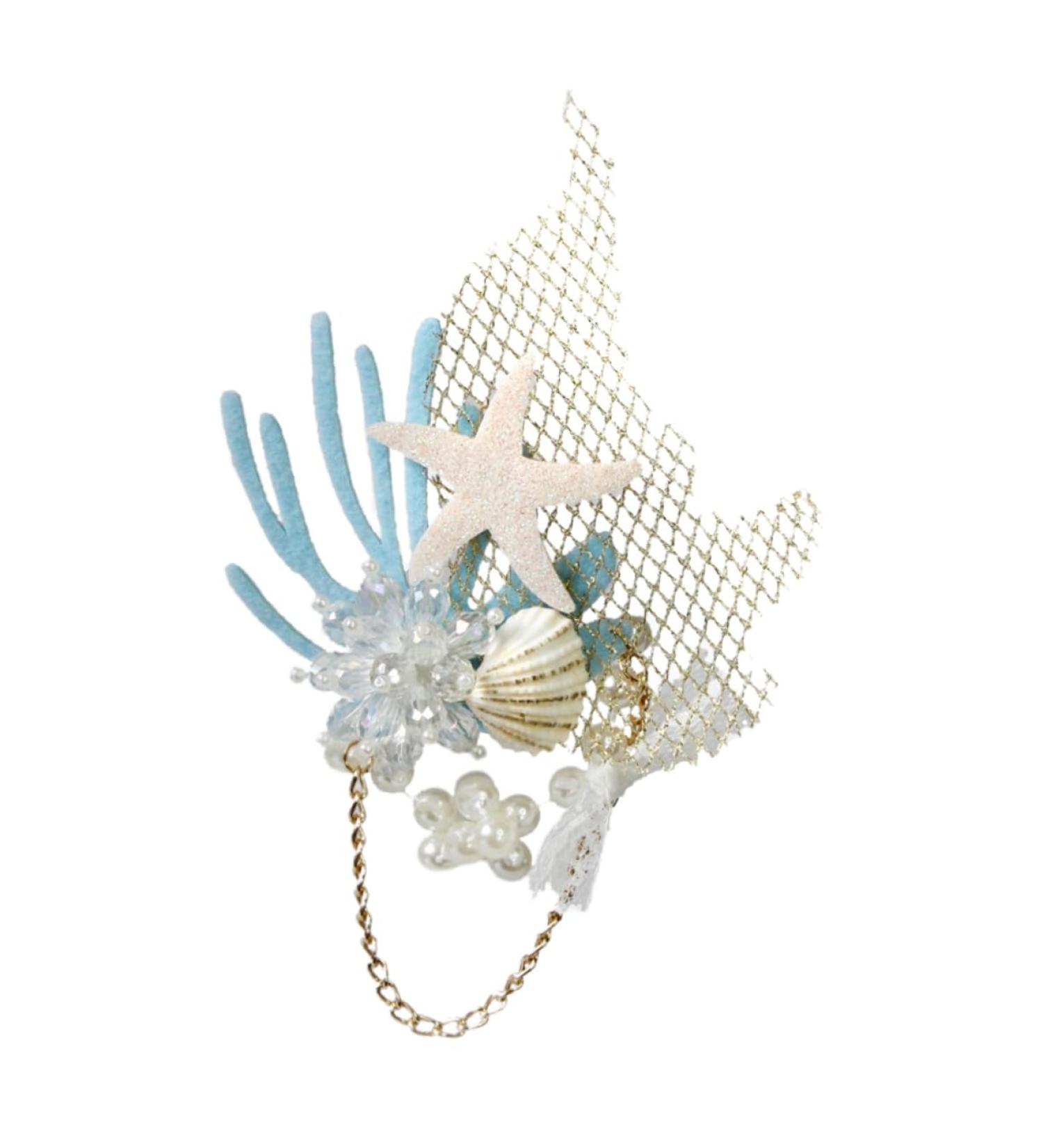 minkissy 1pc Wedding Tiara Bride Hair Clip Hair Barrette Crystal Headband Beach Party Hair Crystal Pearl Hair Clip Pearl Hair Clips Crystal Wedding Headband Artificial Miss Accessories - Buy Online on GoSupps.com