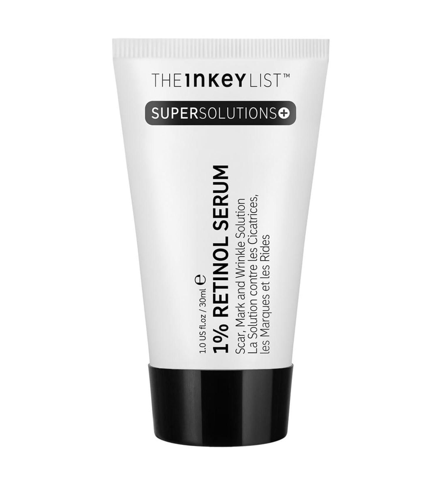 The Inkey List Retinol 1% Serum 30ml | Supersolutions | Targets Scars and Wrinkles | Fragrance-free | Suitable for Normal/Oily Skin - Buy Online on GoSupps.com