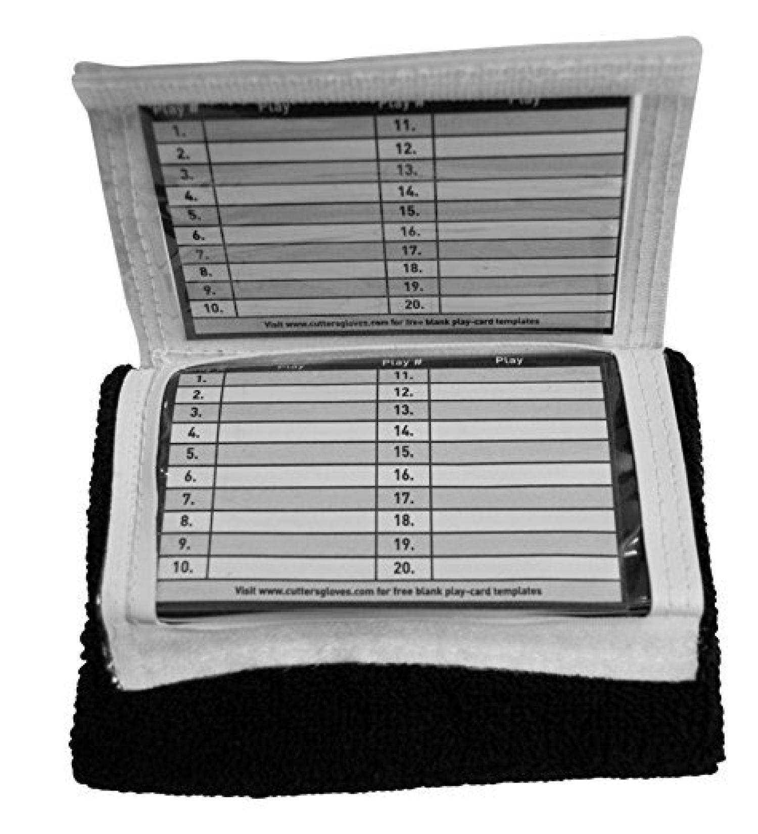 Cutters Mini Triple Playmaker Wrist Coach One Size Black