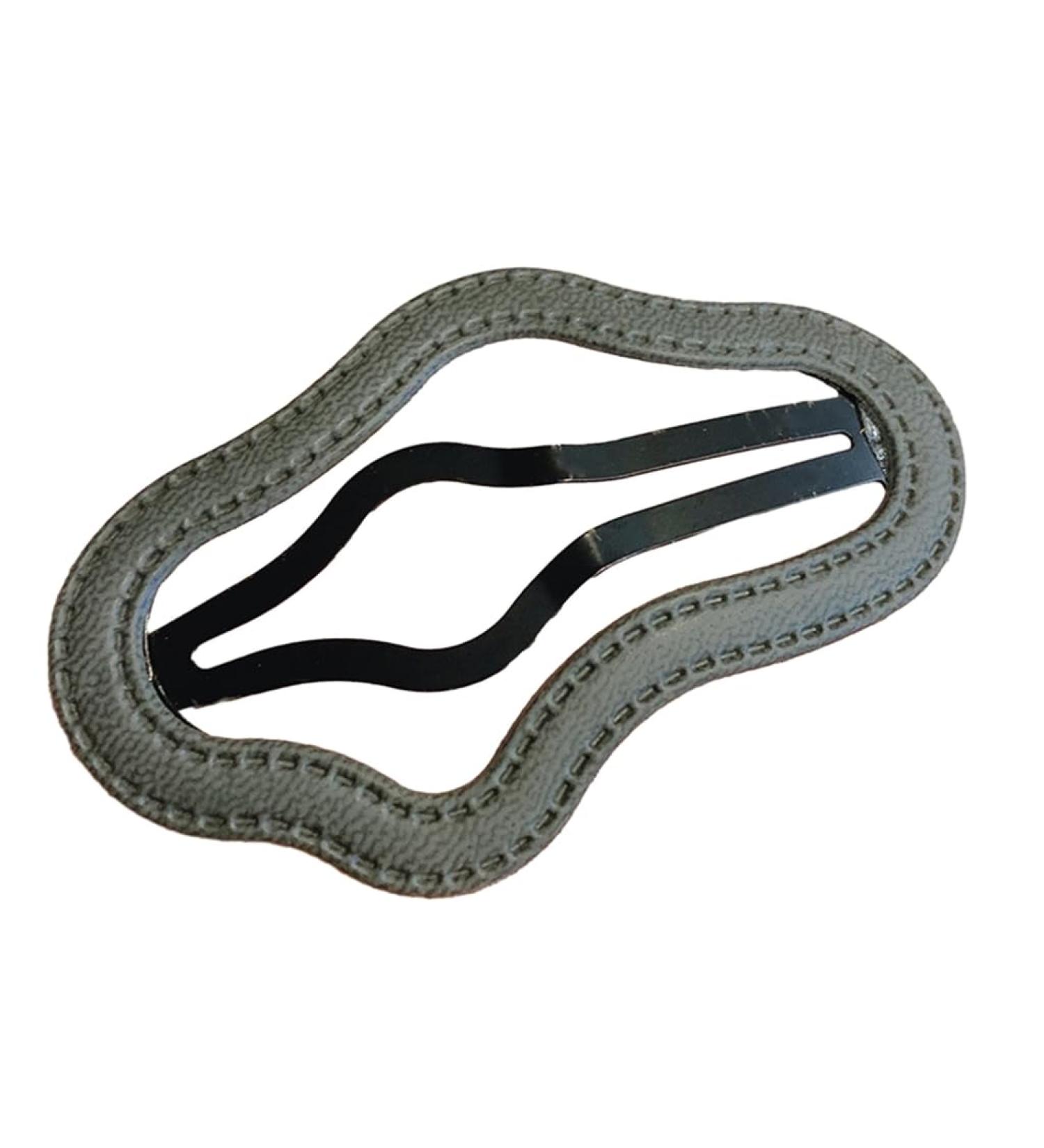 xbiez Traceless Hair Clip Harajuku Style Leather Cloud Shaped Hairpin Girl Barrettes Side Clip Snap Pin Female Hair Decoration Gray - Buy Online on GoSupps.com