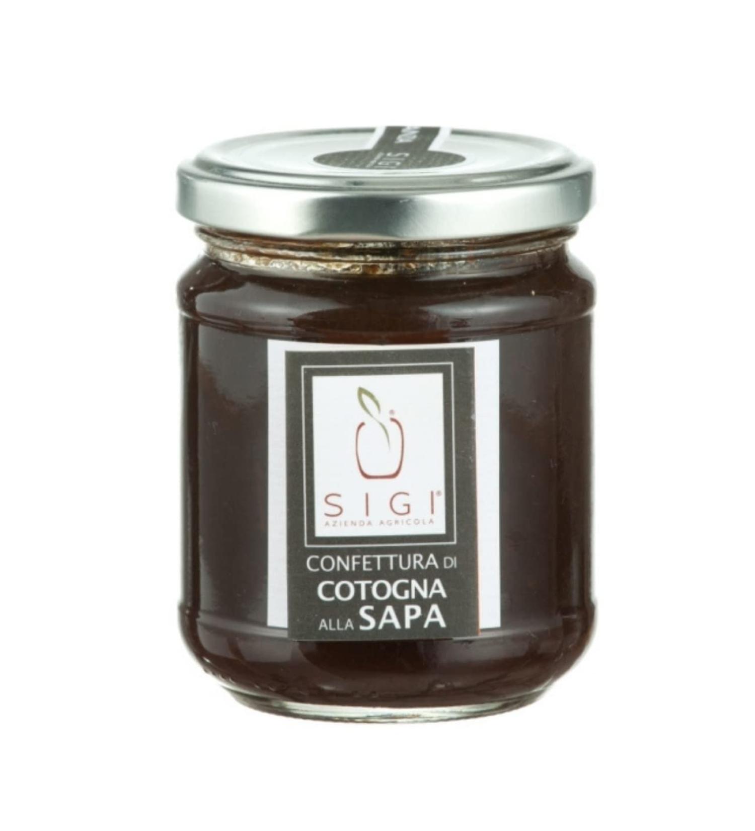  SIGI Azienda Agricola Quince and Sapa Jam produced in the Marche region - No colorings or preservatives - 100% natural - 220g - Buy Online on GoSupps.com