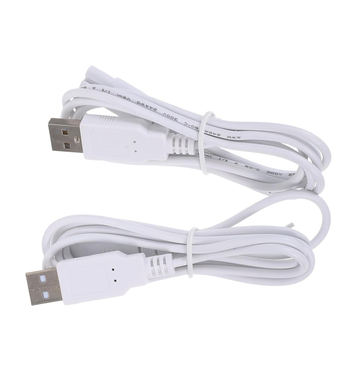 Lot de 2 C bles de Chargement USB 124 M Double Noyau en Cuivre Embouts en Forme de Huit C ble Multifonction pour Rasoirs Appareils de Beaut et Nettoyeurs Dentaires Charge - Buy Online on GoSupps.com