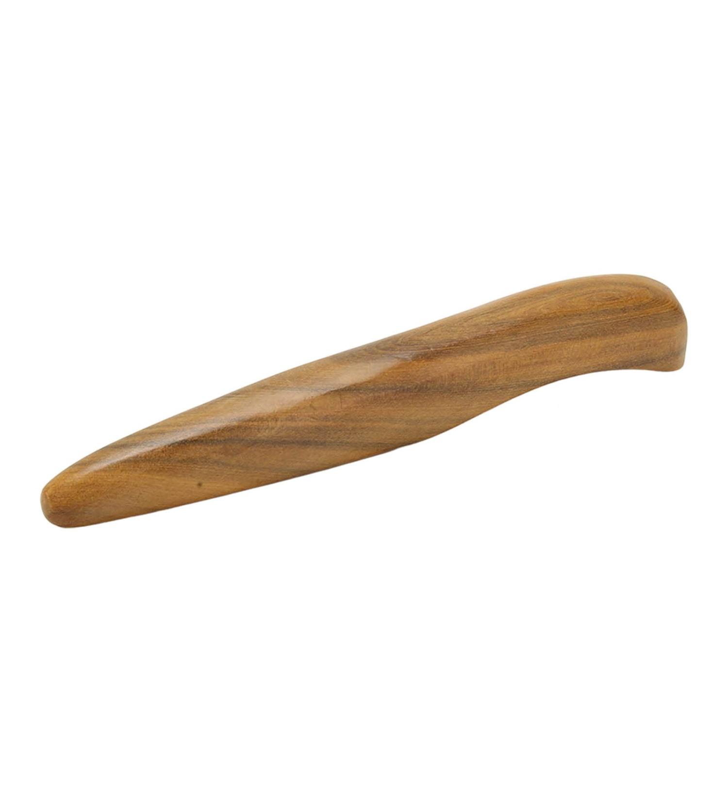 Verdant Touch Gua Sha Stick - Small Wooden Body Massage Tool for Stress Relief & Muscle Relaxation | International Shipping - Buy Online on GoSupps.com