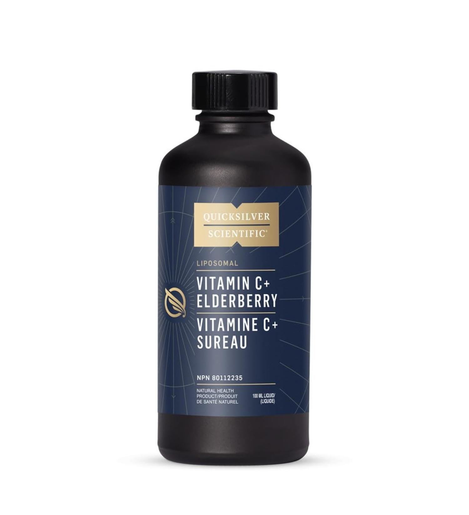 Quicksilver Scientific - Vitamin C + Elderberry (3.38oz/100ml)