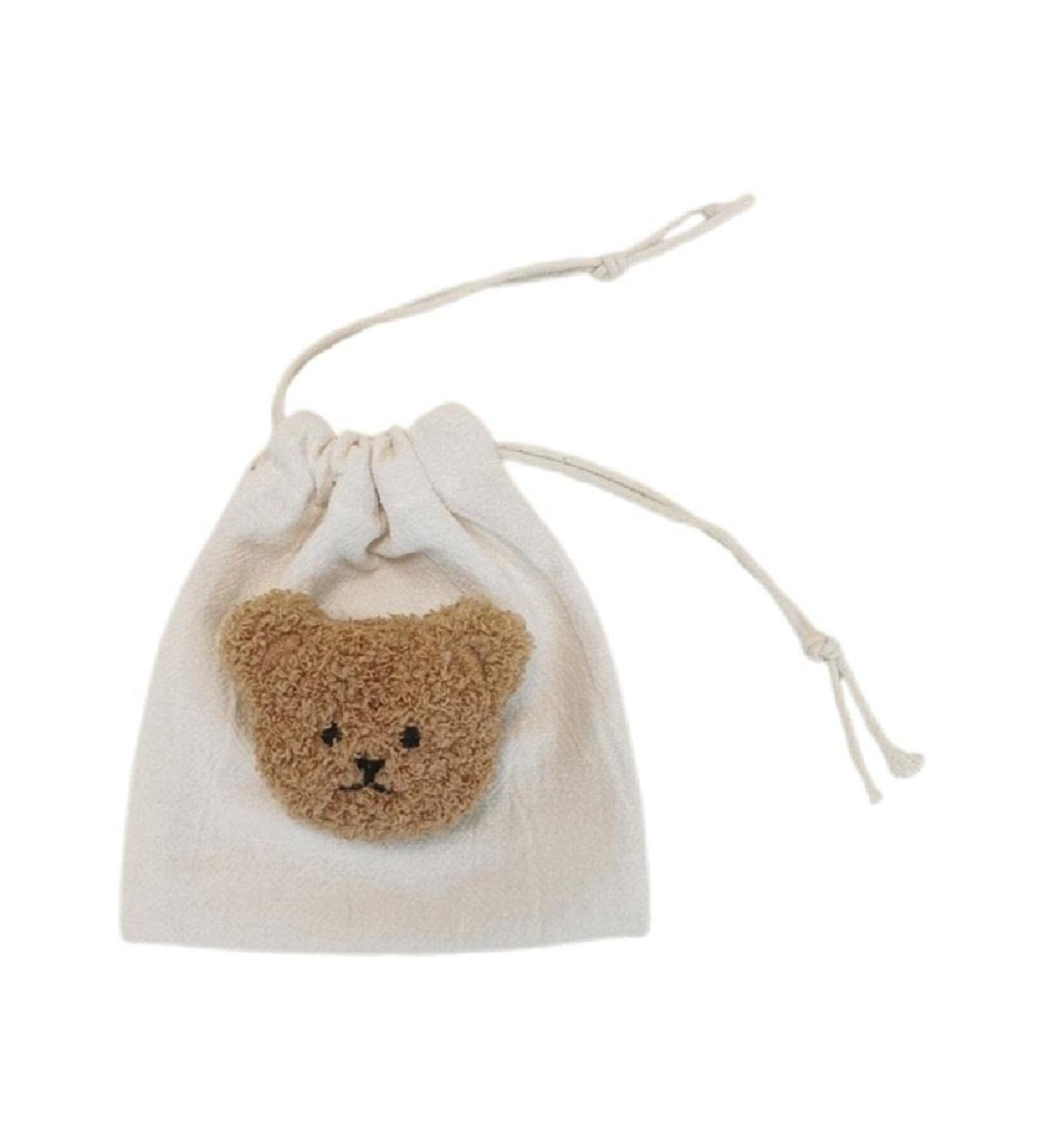 Pacifier Holder Pouch with Clip - Teething Storage Container & Paci Keeper Case - Portable Brown Pacifier Storage Bag - Buy Online on GoSupps.com