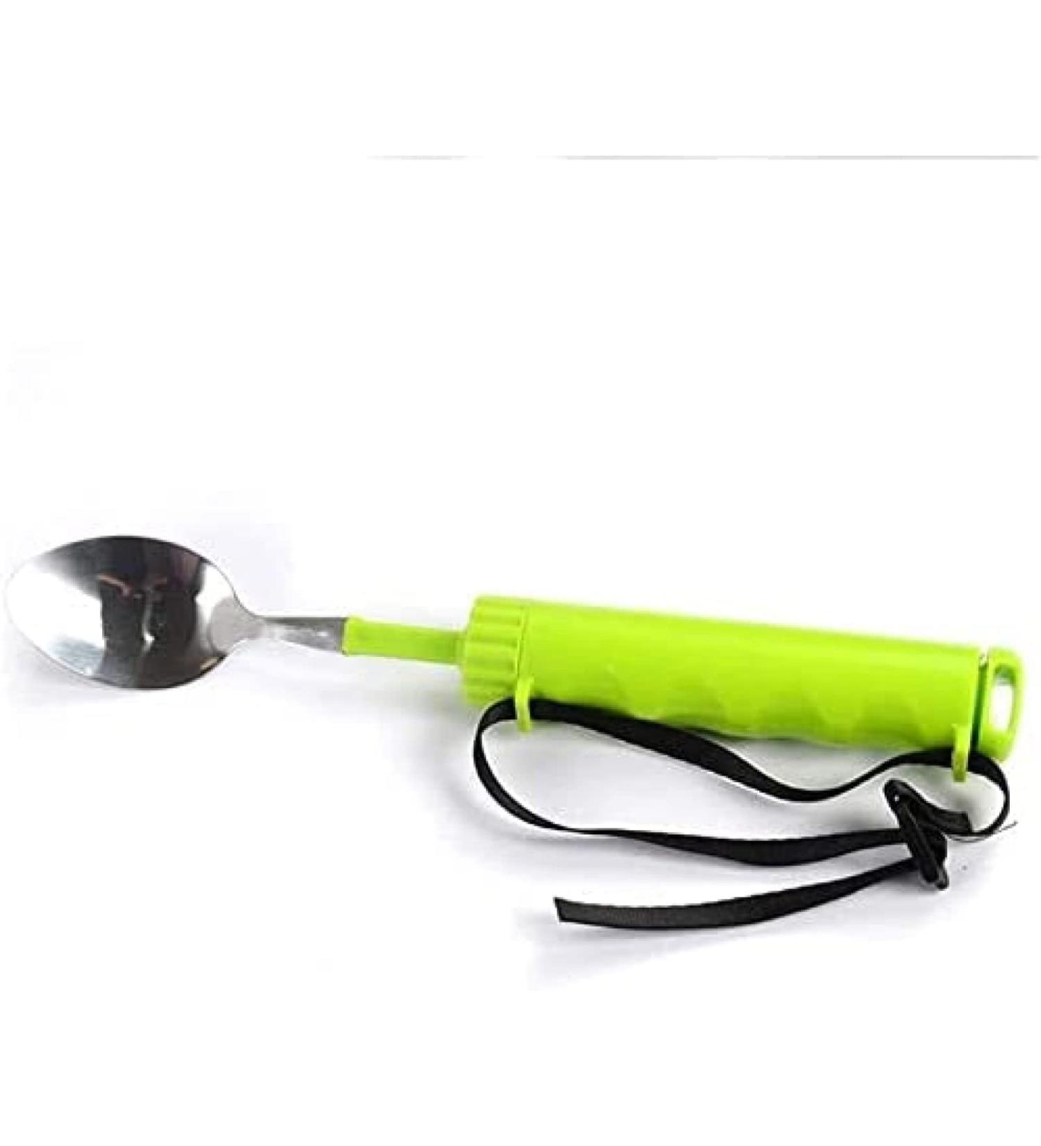 Adaptive Eating Aid Spoon Limited Wrist Range of Motion Anti-Shake Parkinson Spoon for Elderly Arthritis Or Tremors Sufferers - Buy Online on GoSupps.com