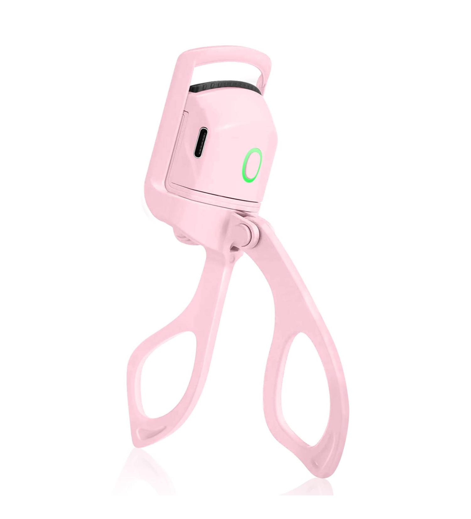 Heated Electric Eyelash Curlers Long Lasting USB Rechargeable Curly Lash Curler 2 Heating Modes Quick Pre-Heat Eye Lashes Curler Stable Temperature No Harm to Lashes' Eyelash Curler (Blue) (Pink) - Buy Online on GoSupps.com