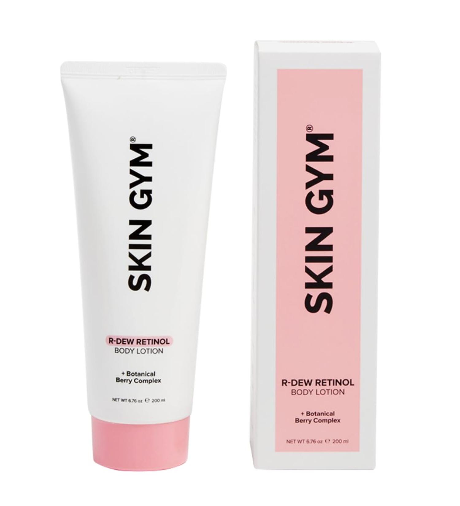 SKIN GYM Retinol Body Lotion - Anti-Aging Moisturizer Reduces Wrinkles & Fine Lines 6.76 Oz - Buy Internationally - Buy Online on GoSupps.com