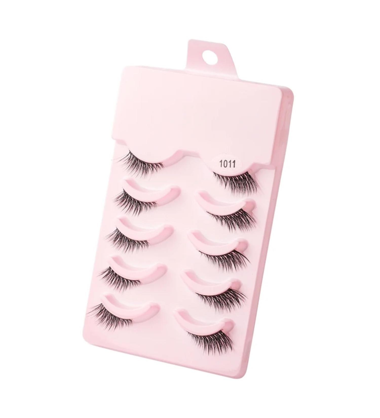 UAMOU Mink Eyelashes Volume False Lashes 3D Mink Natural Long Make Up False Eyelash Faux Cils Cilios Fluffy Fake Eye Lashes Cheerfully (Color : 5 pairs 1011 Size : 2 boxes) - Buy Online on GoSupps.com