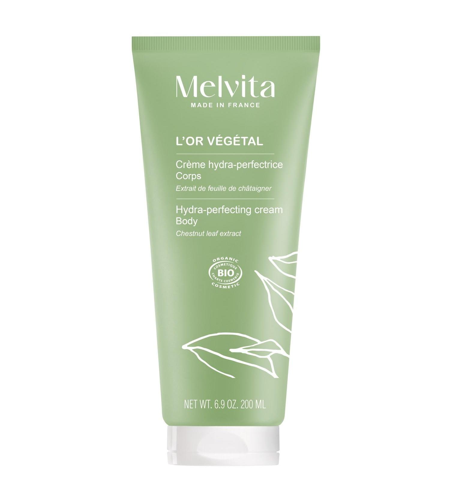 MELVITA Soin Corps Nourrissant Ultra-Confort pour Peaux S ches Texture Velout e (200 mL) - Vendu par unit