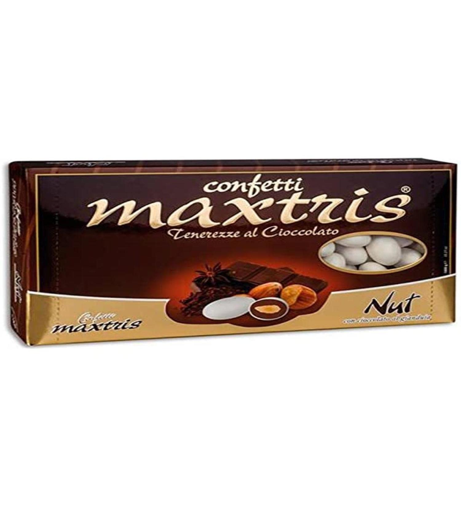Confetti Maxtris Prisco Maxtris Italian Almond Chocolate Dragees 1 kg