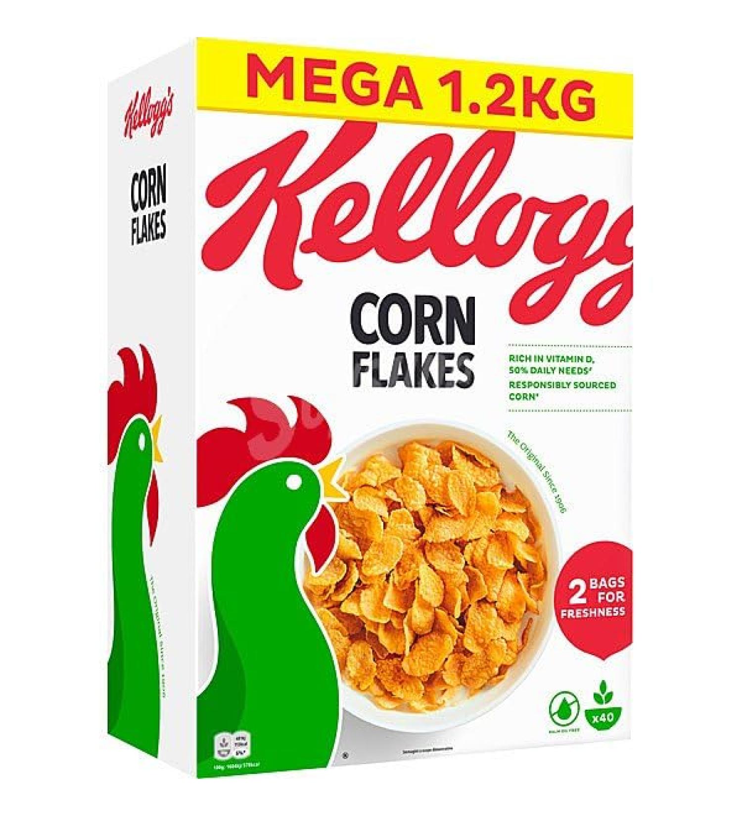KELLOGG'S Lot de 4 flacons de 1200 g