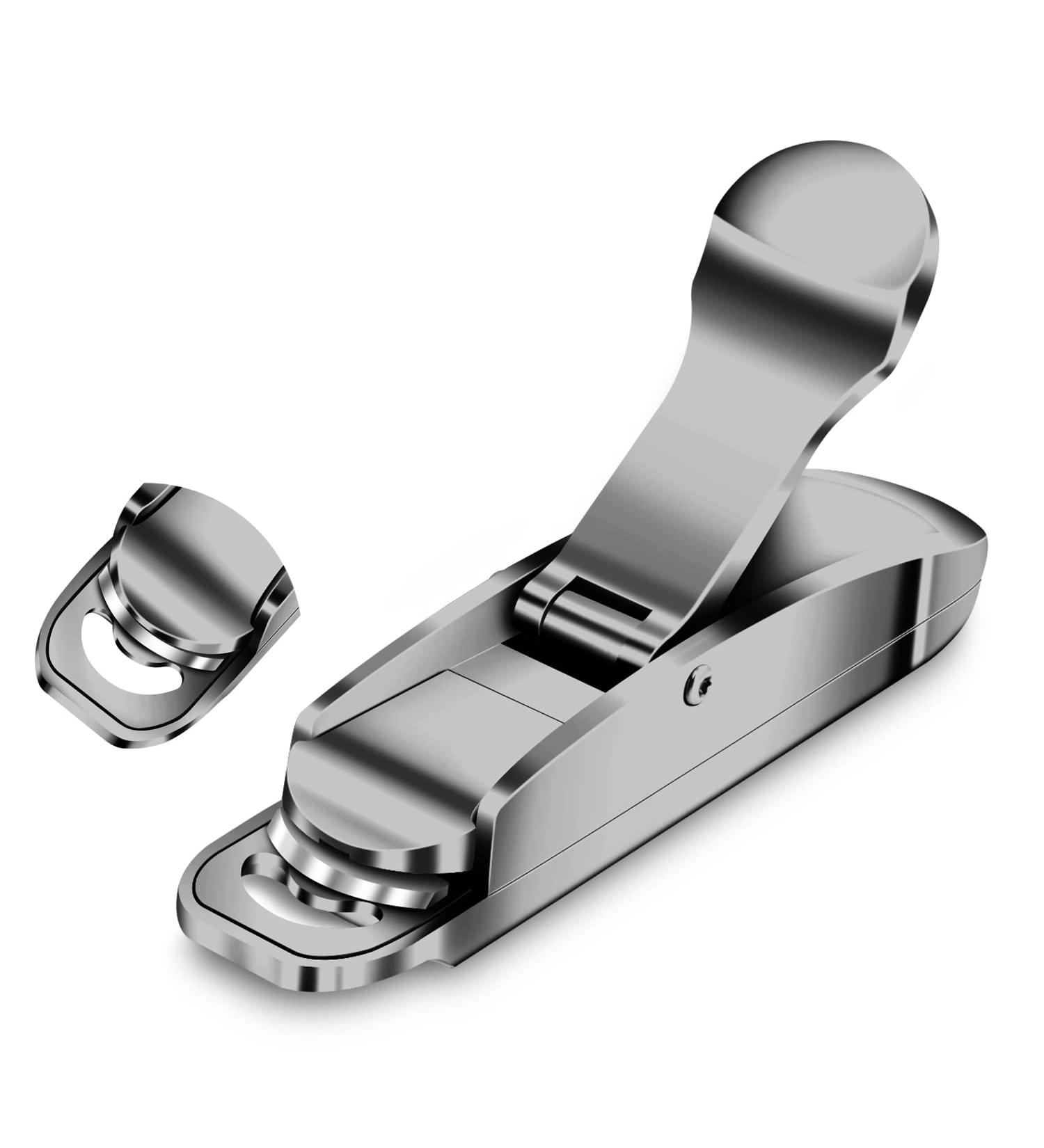 Portable Stainless Steel Acrylic Nail Clipper for False Nail Art - Black - Buy Online on GoSupps.com