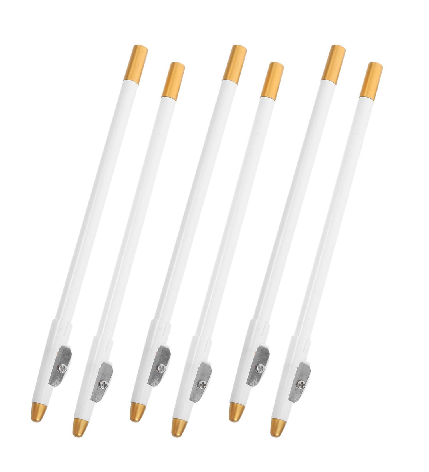 6 Pi ces Set de Crayons de Maquillage Multifonctions Blancs Crayon Sourcils tanche Eyeliner Formule R sistante Aux Bavures pour Trac Pr cis - Buy Online on GoSupps.com