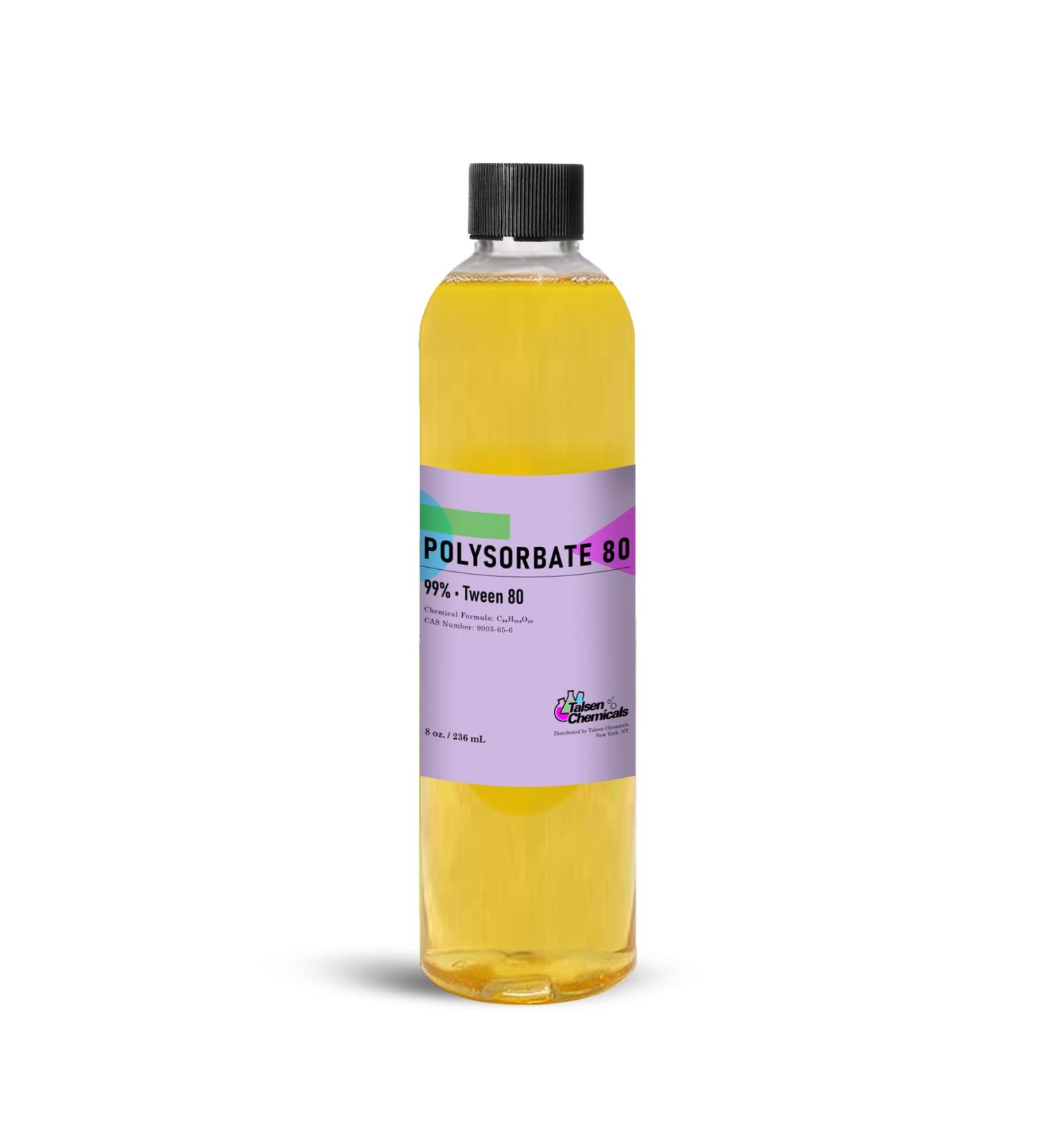 Polysorbate 80 Cosmetic Grade - 100% Pure for Bath Bombs & Soap Making | Talsen Chemicals (16 Ounce - Buy Online on GoSupps.com