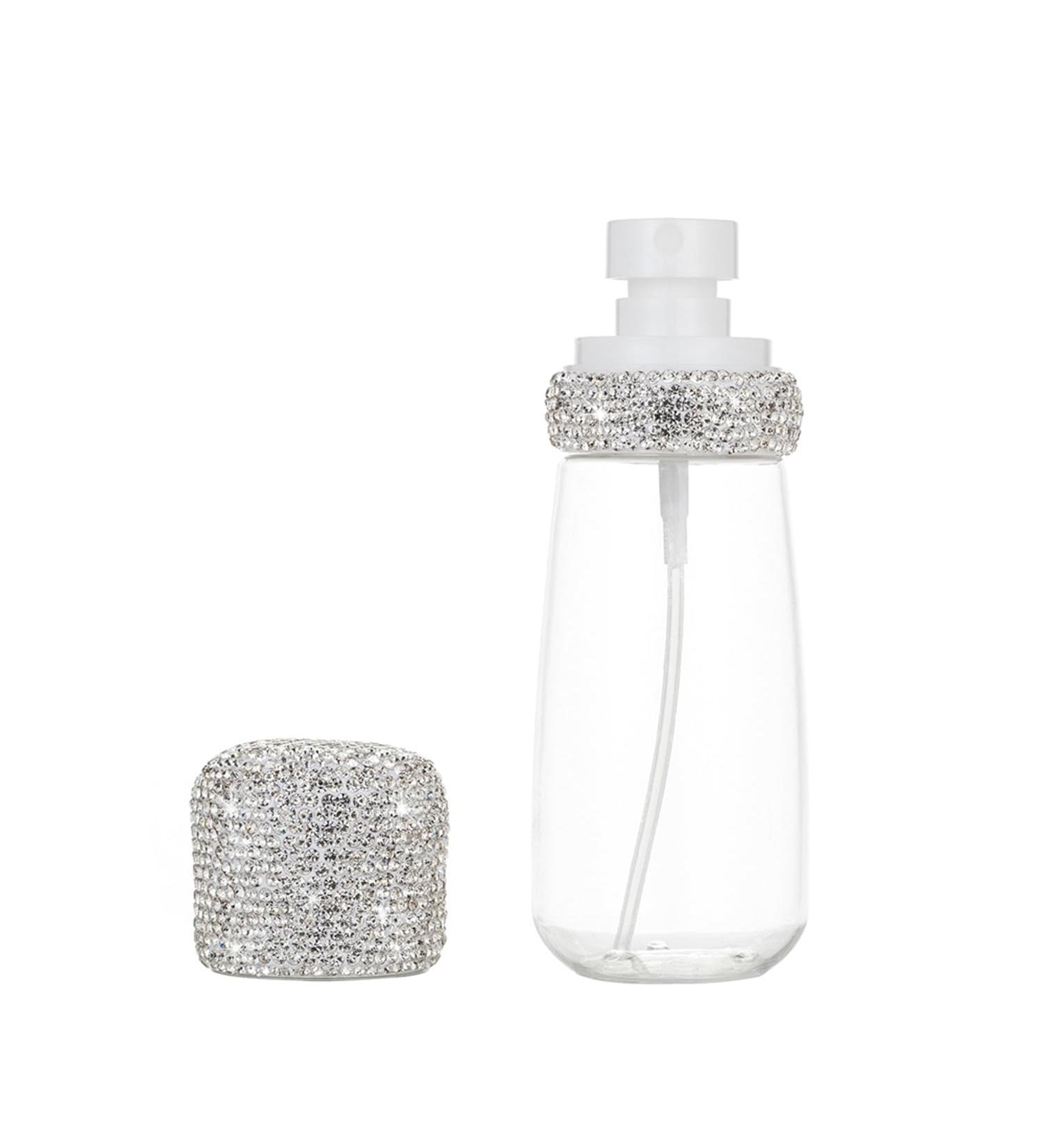 iHMeiju Bling Travel Spray Bottle 2oz/60ml Fine Mist Mini Empty Spray Bottle Leak Proof Cosmetic Refillable Travel Containers Plastic Hair Spray Bottle Sprayer for Water Perfume Face & Hair Mist. - Buy Online on GoSupps.com