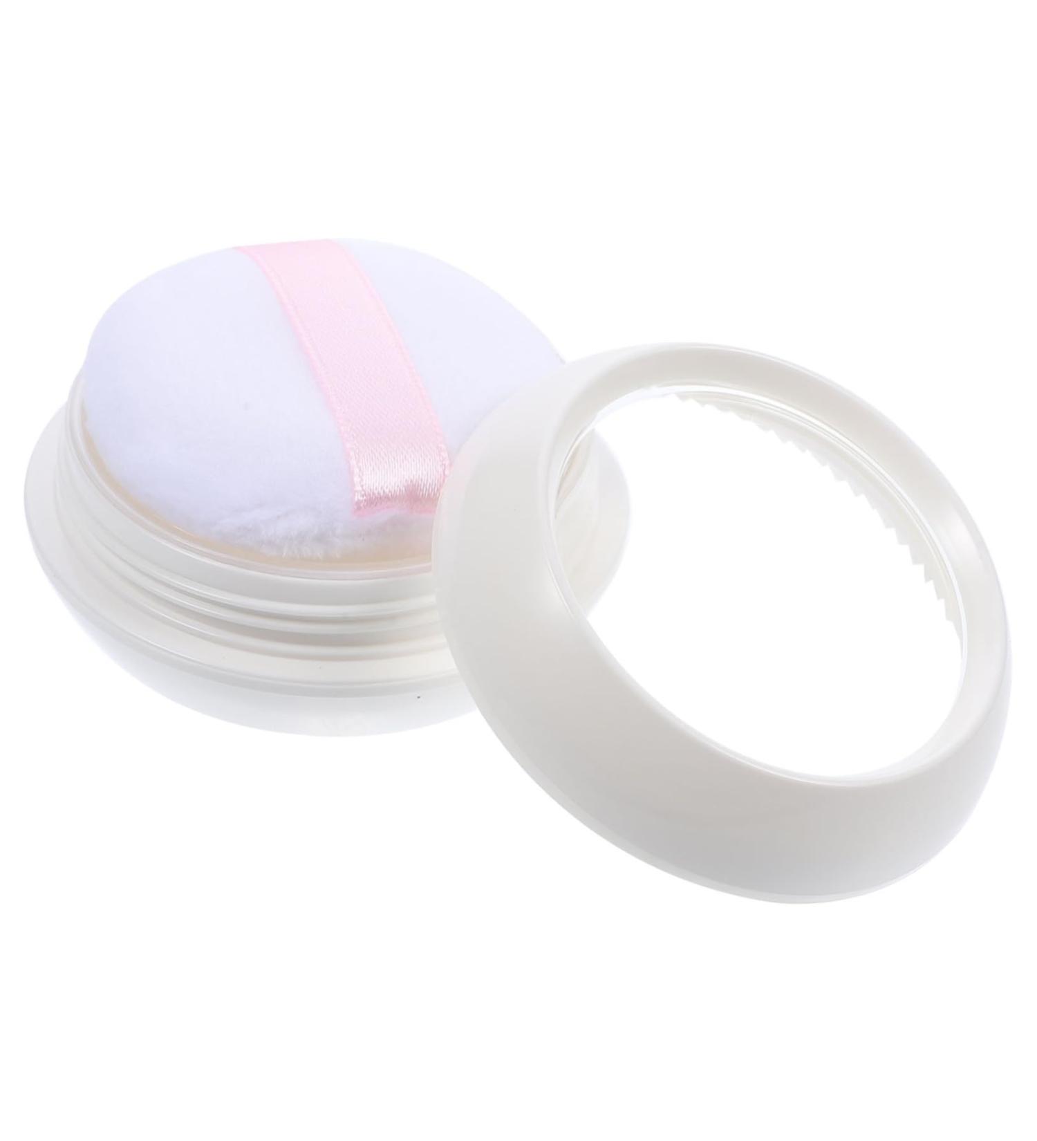 BIUDECO 2 Sets Powder Box Empty Powder Case Foundation Make-up Powder Face Powder Makeup Jar Flour Container - Buy Online on GoSupps.com