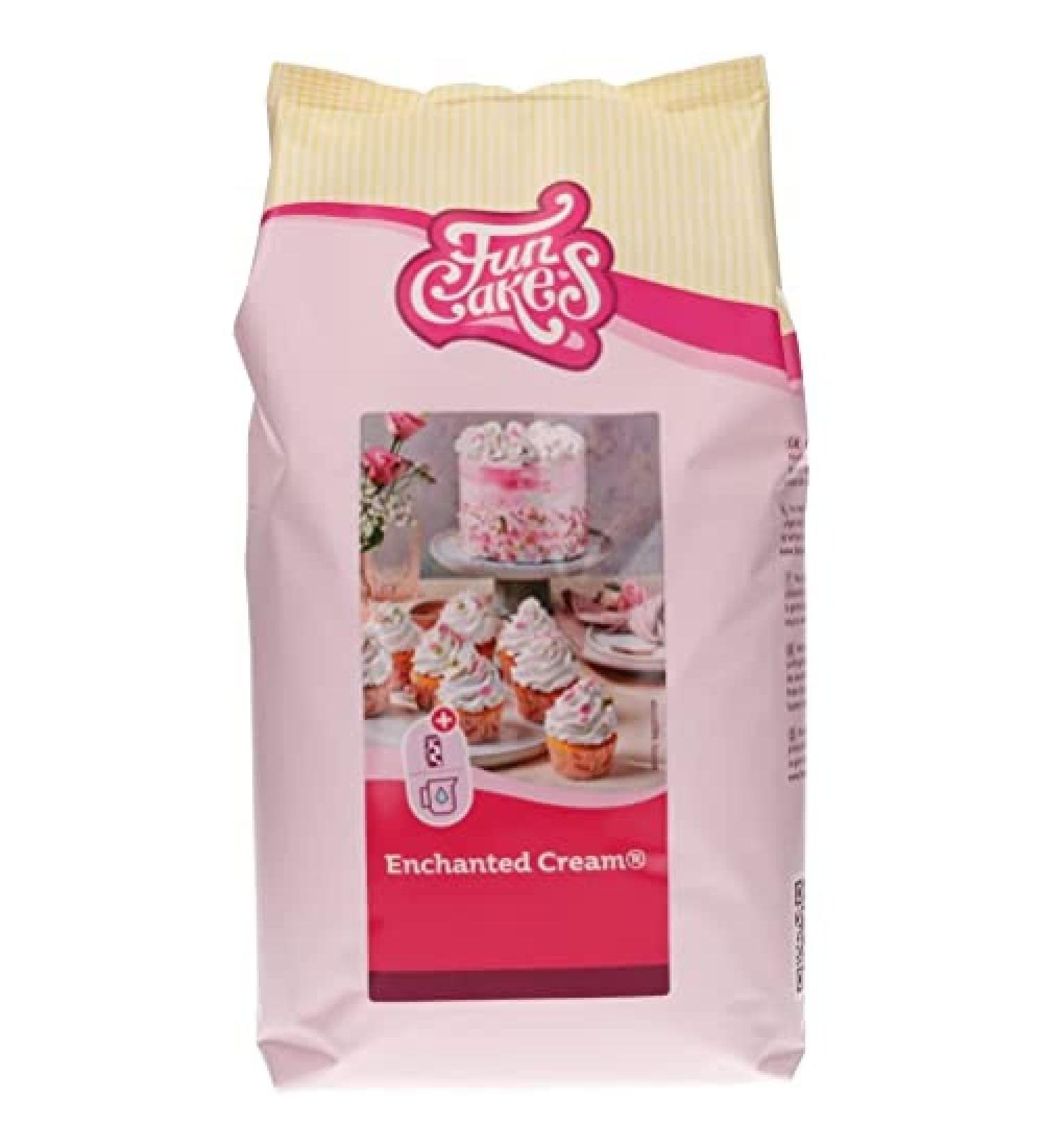 FunCakes Mix for Enchanted Cream Easy to Use Very Light and Fluffy Snow White Cream Perfect for Filling and Covering Cakes or as a Topping on Cupcakes Halal 4 kg Vanilla 4 kg - Buy Online on GoSupps.com