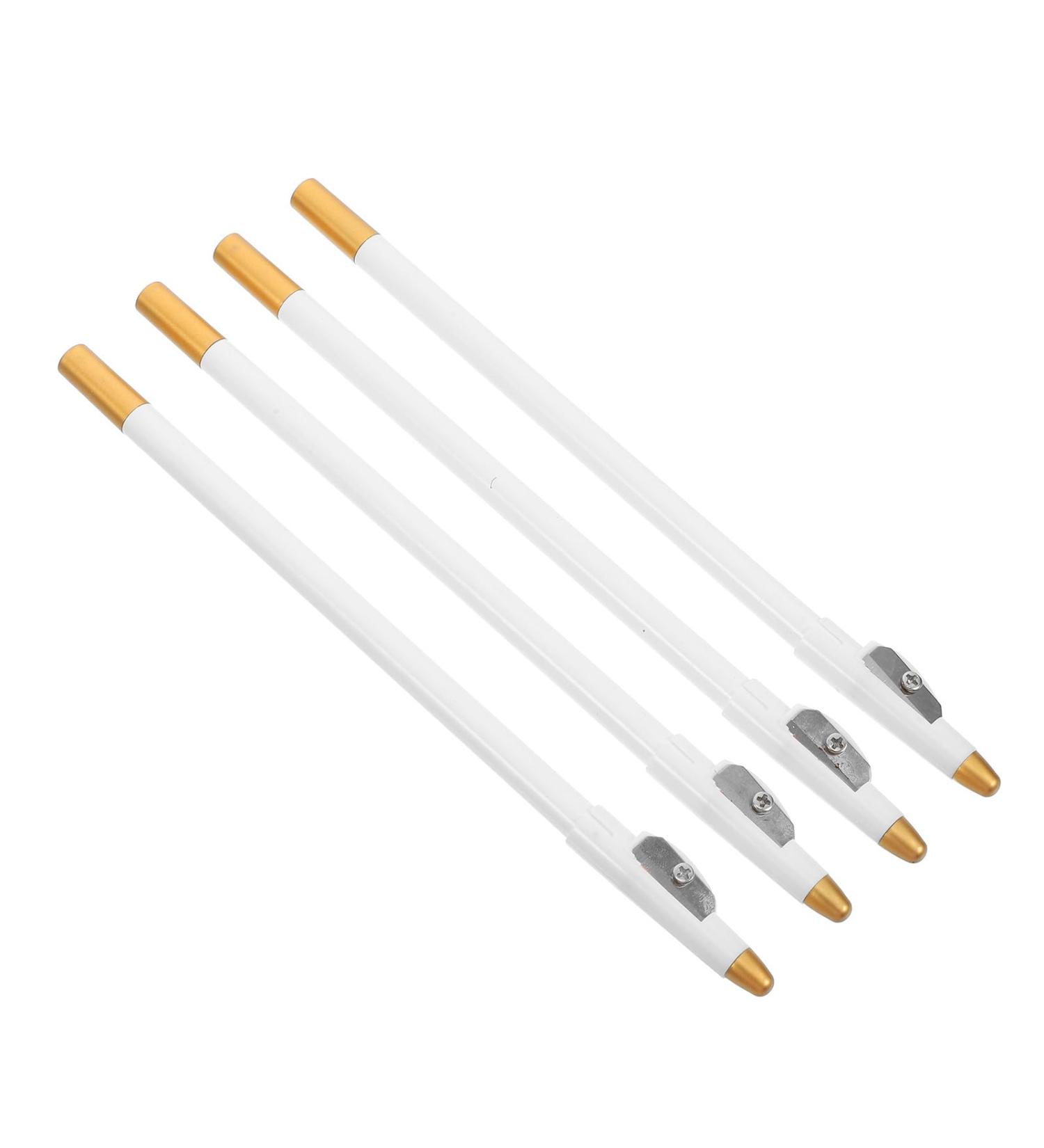 Outanaya Kit de 4 Crayons Blancs pour Sourcils Barbe et Cheveux avec Taille-crayon Int gr Outil Pr cis pour Maquillage et Coiffure R sistant L eau pour Soins Barbe et Mise - Buy Online on GoSupps.com