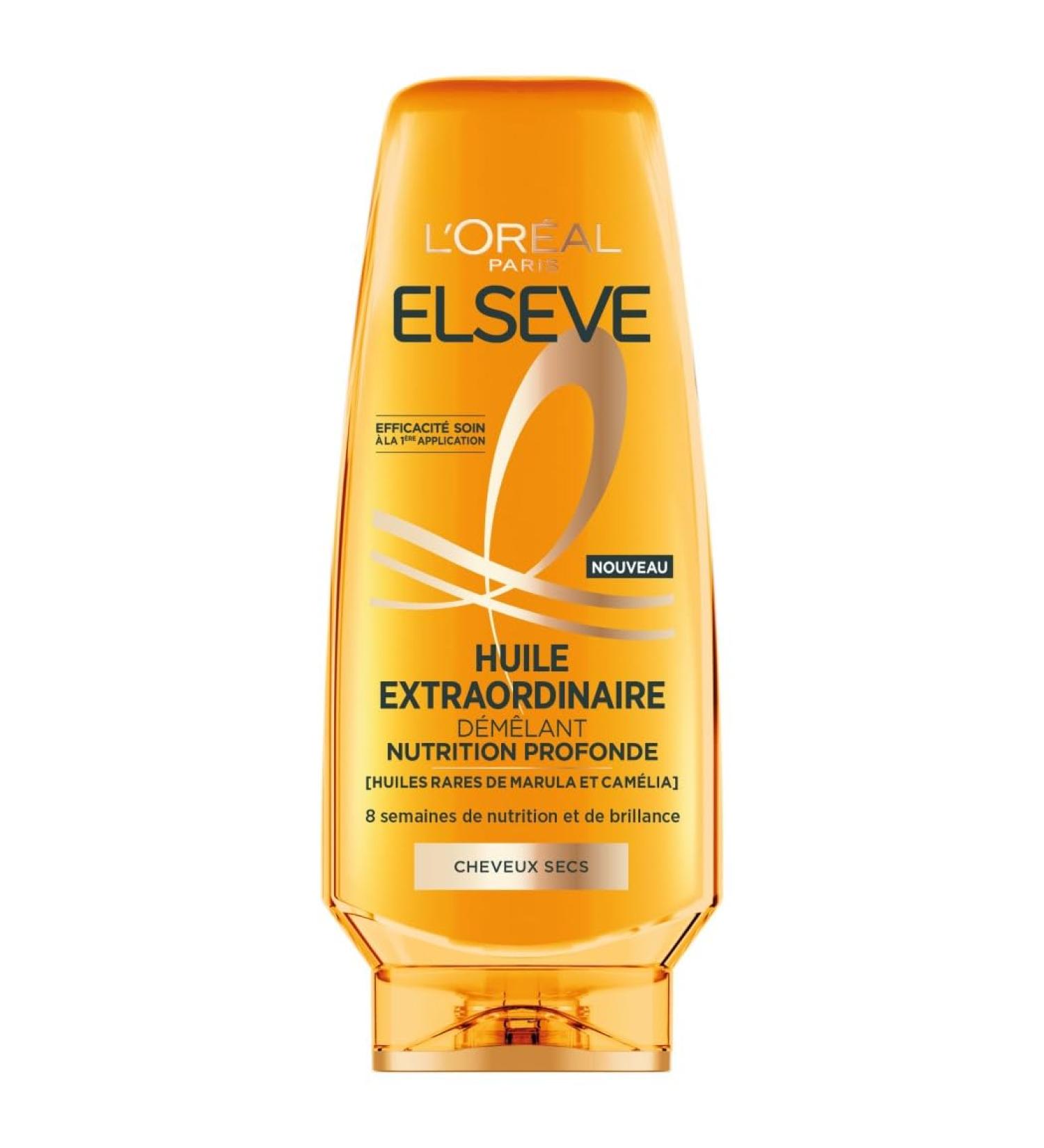 L'Or al Paris - Apr s-Shampooing Nutrition Profonde - 8 Semaines de Nutrition & Brillance Pour Cheveux Secs - Enrichi en Huiles Rares de Marula & Cam lia - Elseve Huile Extraordinaire - 250 ml D m lant Nutrition - Buy Online on GoSupps.com