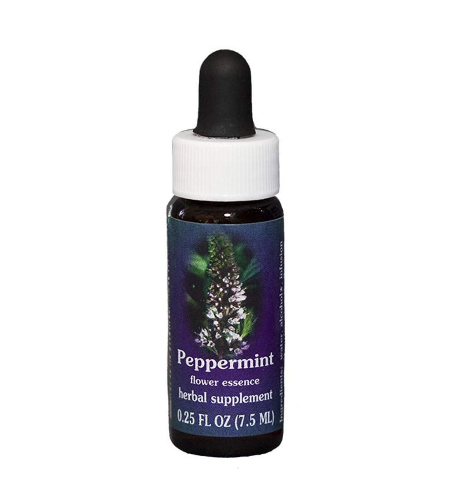 Flower Essence Services Peppermint Dropper Herbal Supplements 0.25 Ounce