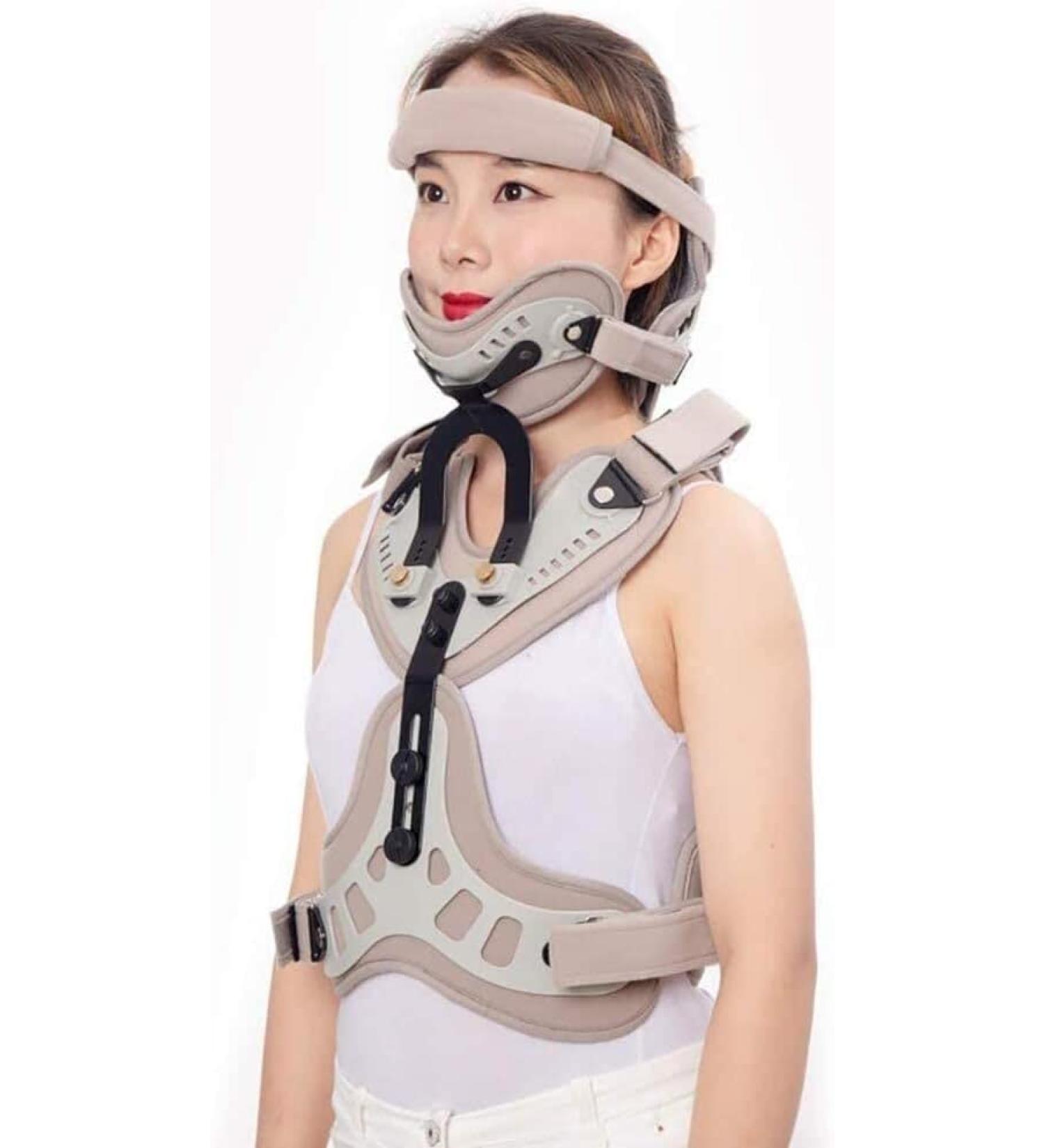 Buy Ininosnp Adjustable Cervical Thoracic Orthosis & Spine Support - Best Breast & Back Orthoses for Comfort | International Shipping Available - Buy Online on GoSupps.com