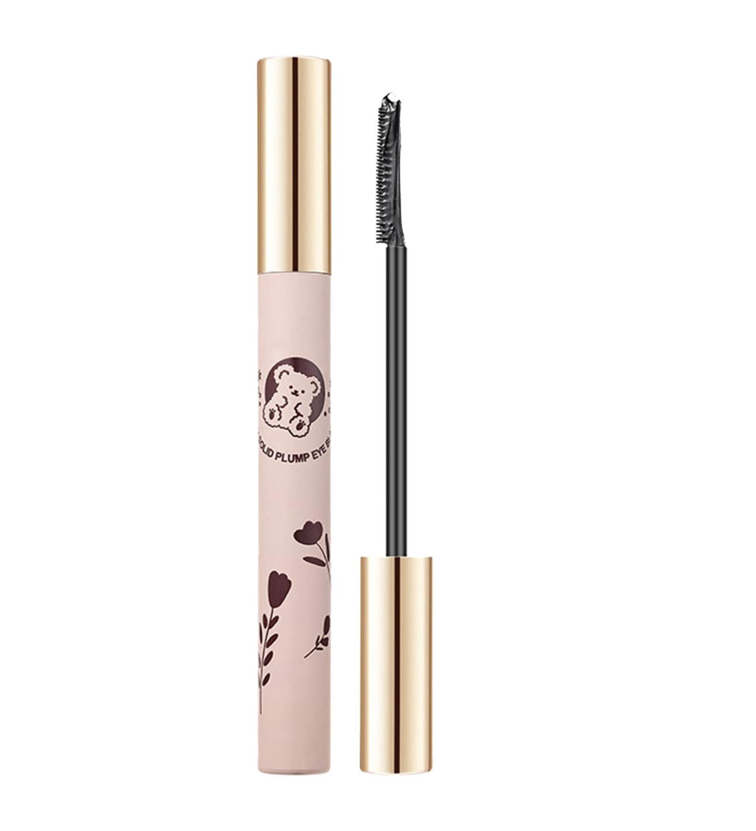Metal Mascara Wand 3D Plump Waterproof Sweat-proof Long Lasting Mascara 3.5ml Glitter Top Coat with Stars - Black - Buy Online on GoSupps.com