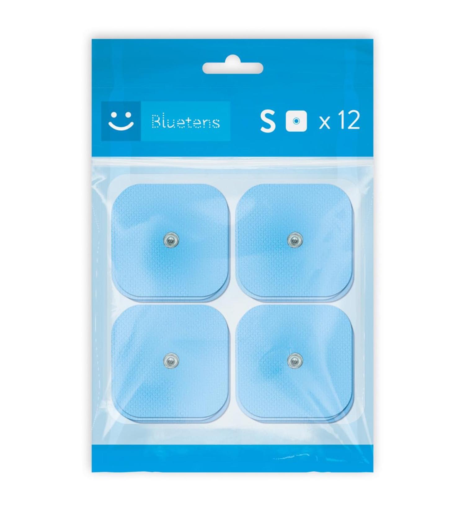Bluetens S12 Bluepack Replacement Electrodes - 3x4 Set for Tens/EMS | ELEC1201 - International Shipping Available - Buy Online on GoSupps.com
