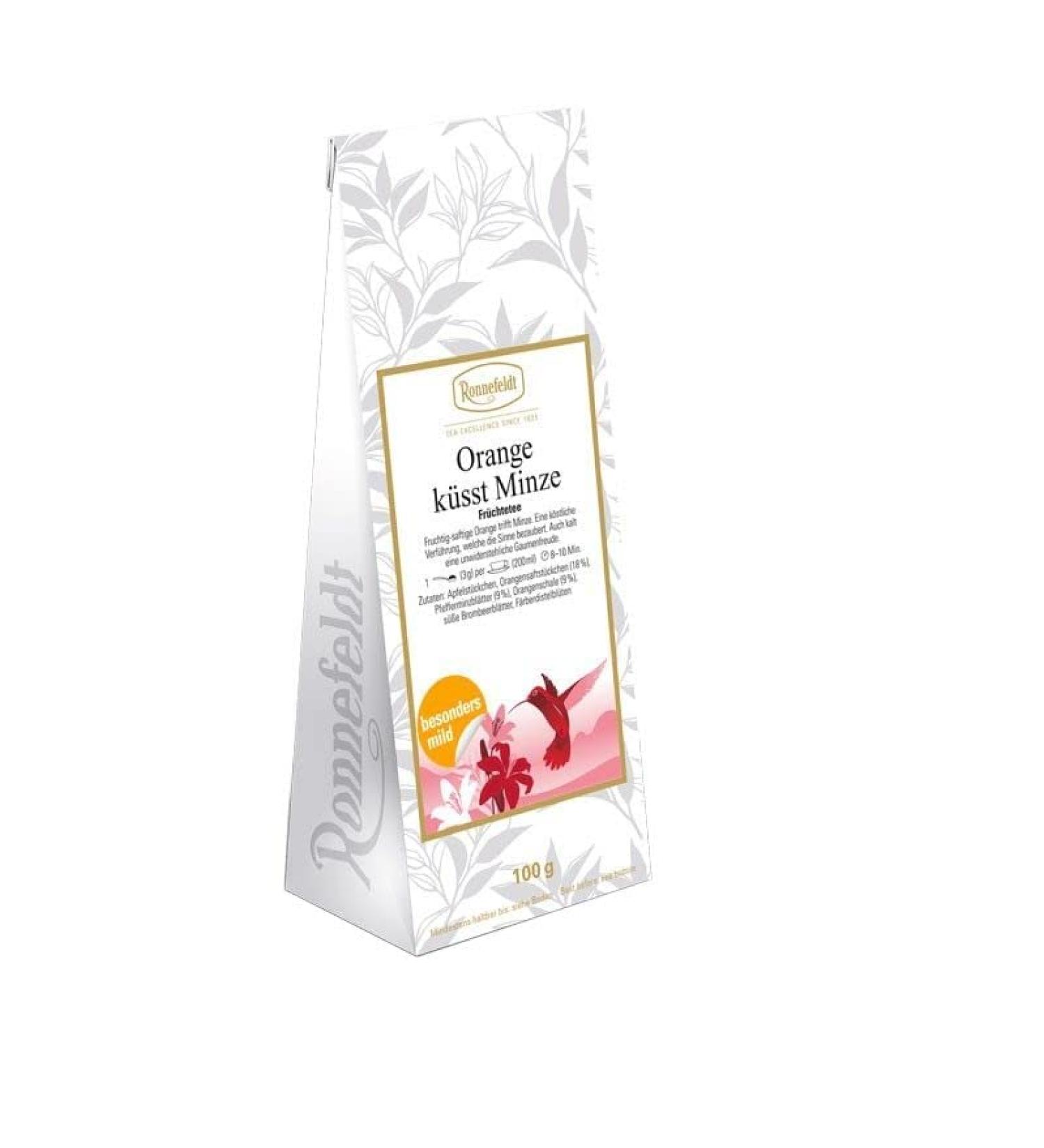  Ronnefeldt Crisp orange mint Fruit tea 100 g - Buy Online on GoSupps.com