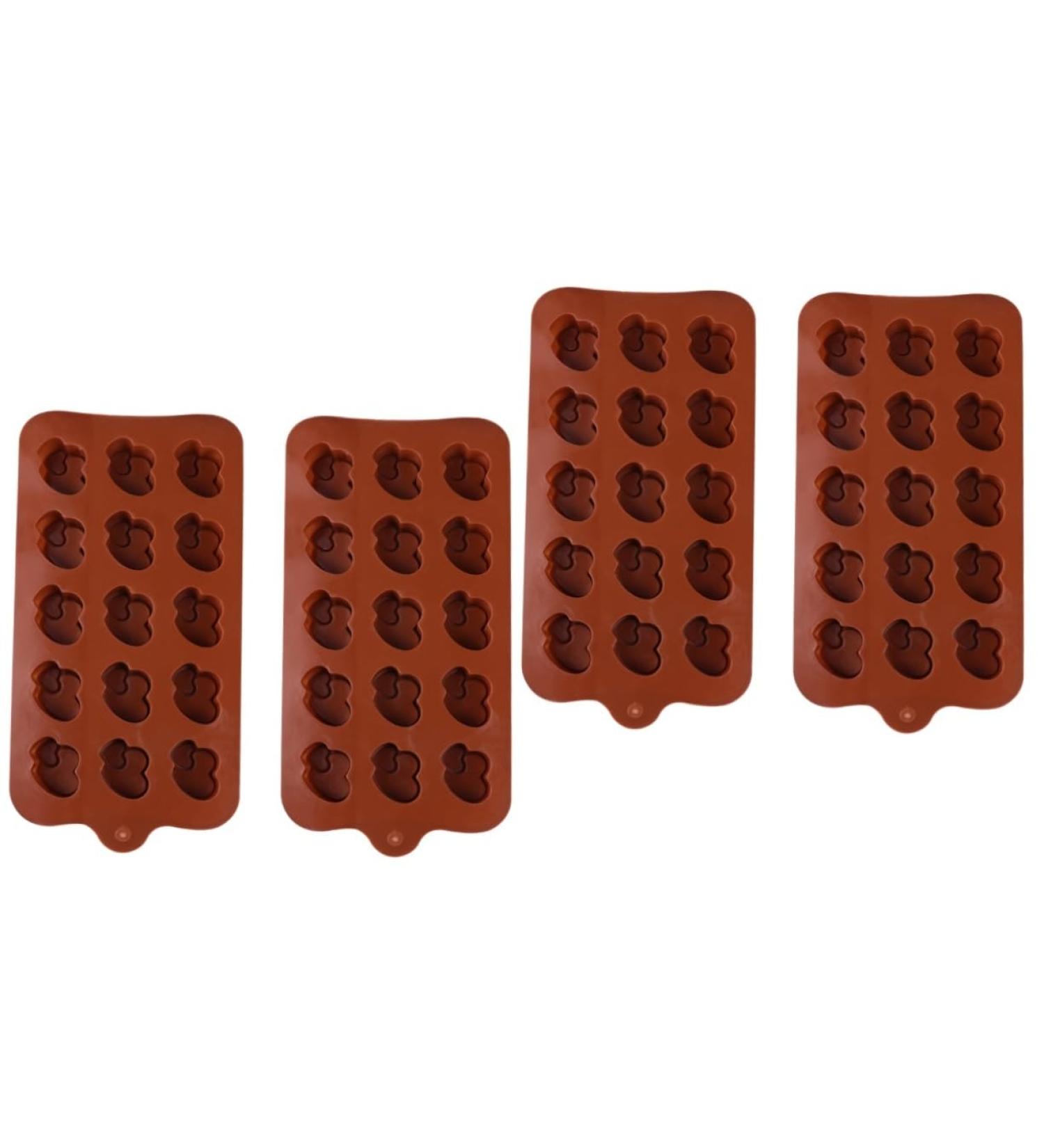 Milisten 4 Pcs Biscuit Mold Small Roasting Pan Cartoon Chocolate Molds Silicone Chocolate Trays Dessert Mould Silicone Jelly Silicone Molds for Baking Ice Pop Molds Child Candy Die Plate - Buy Online on GoSupps.com