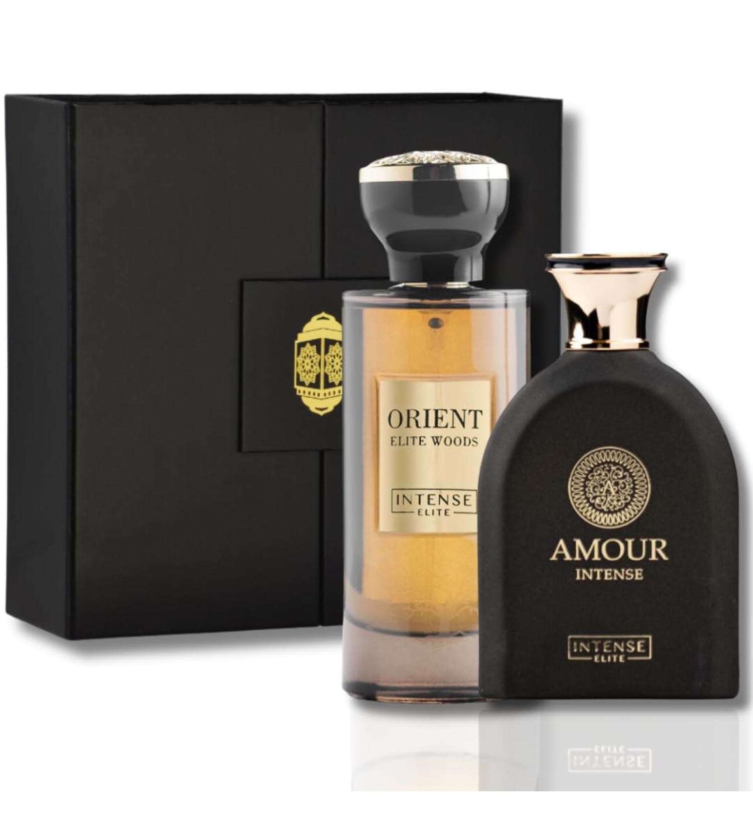 Arabian Perfumes for Women & Men Amour Intense & Orient Elite Woods(Pack of 2) Eau de Parfum100ML (3.4 OZ) Long-Lasting Perfume For Men & Women Valentine s Day Gifts With Magnetic Box Xtra Value Pack - Buy Online on GoSupps.com