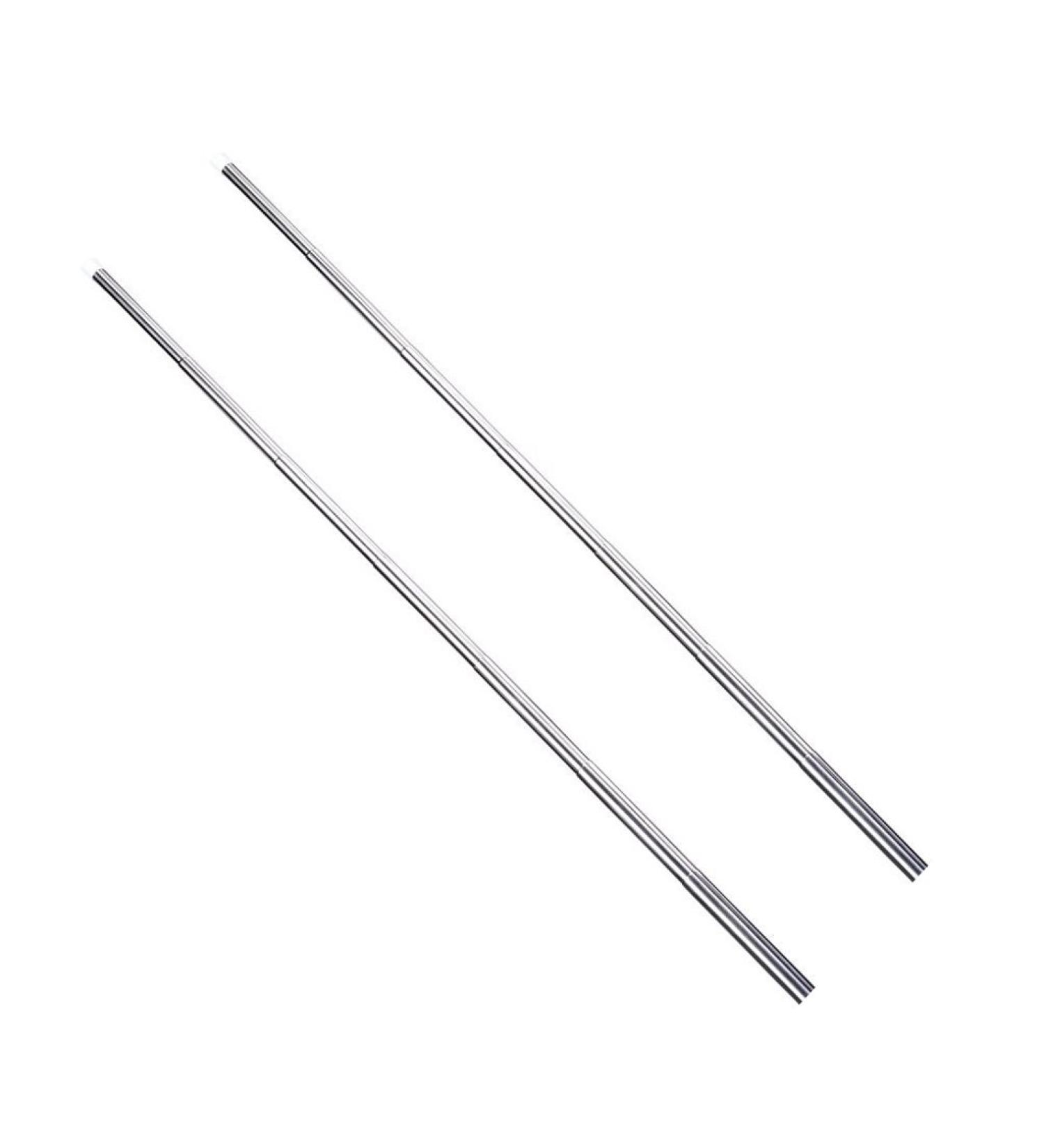 Wuchieal Portable Telescopic Silver Belly Dance Isis Wings Sticks - 1 Pair (71CM) - Buy Now! - Buy Online on GoSupps.com