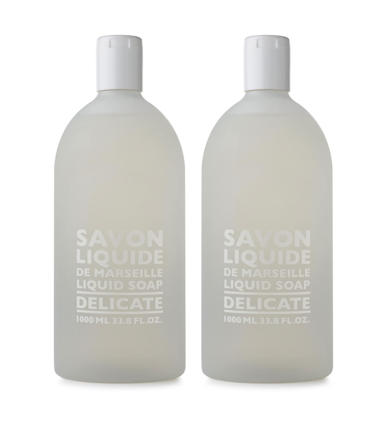 Compagnie de Provence Nourishing Liquid Soap Refill - Delicate Scent - 67.6 Fl Oz Plastic Bottle - Buy Online on GoSupps.com