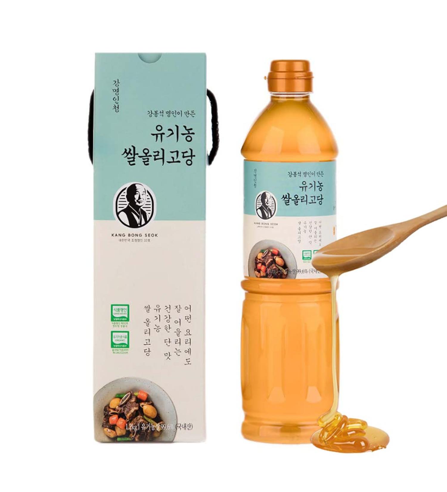 Organic Rice Oligo Syrup - Sugar-Free Sweetener | KANG BONG SEOK 42 Oz - Buy Online on GoSupps.com