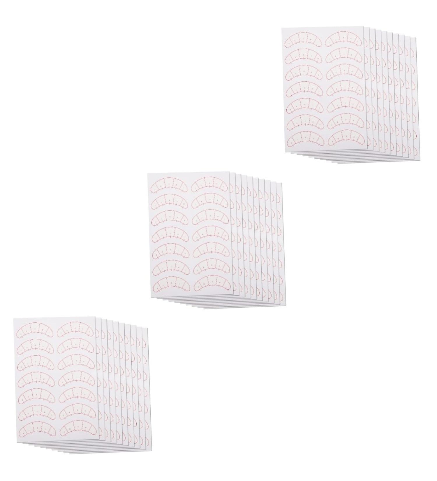 FOMIYES 3pcs Self-Adhesive Eyelash Positioning Eye Patches - Perfect for Lash Extensions & Mapping | Under Eye Pads for Eyeshadow Application - Buy Online on GoSupps.com